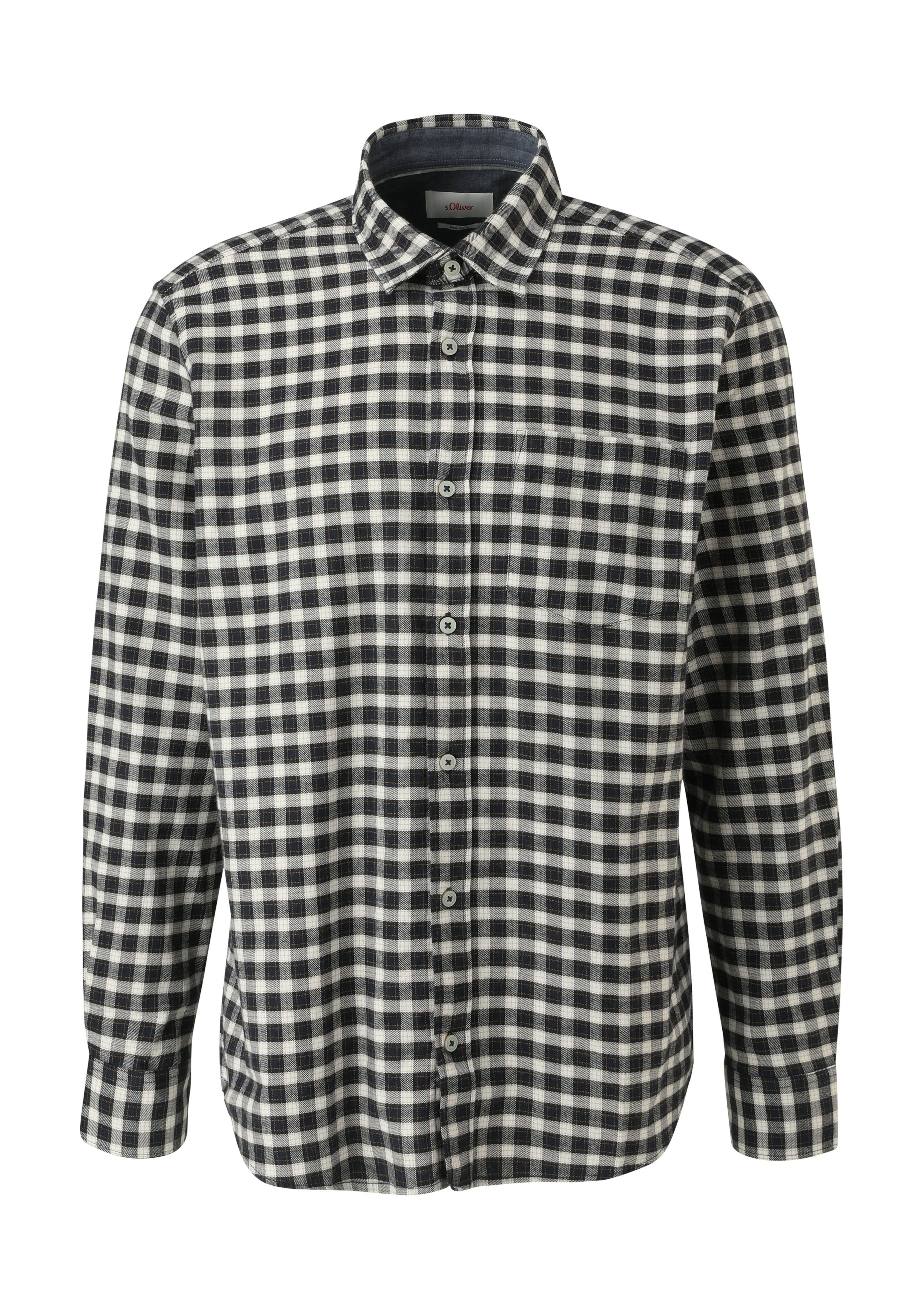 Karohemd Regular: Kariertes Flanell-Hemd