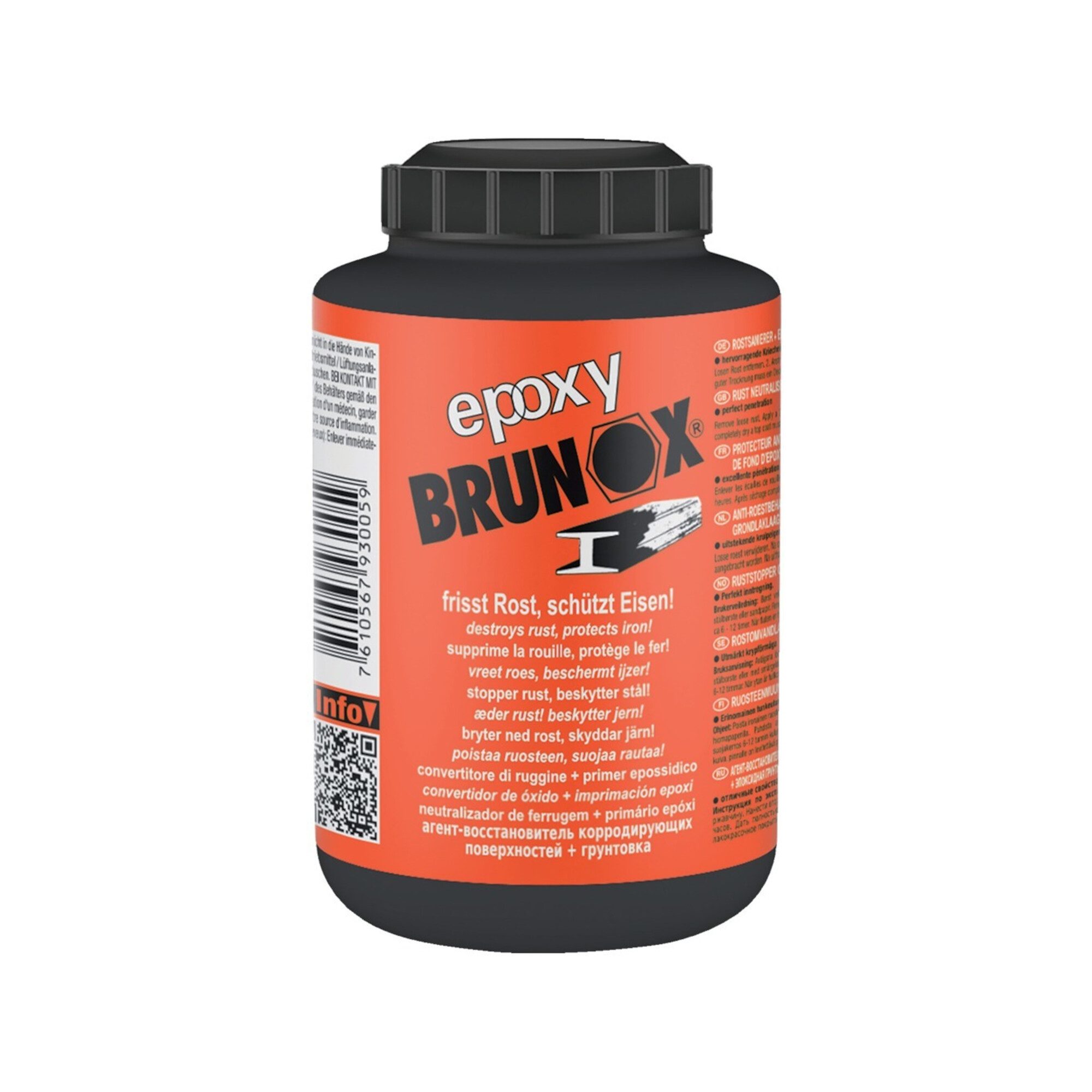 Brunox Multifunktionsöl Rostumwandler Epoxy 250ml Pinseldose Brunox 12 Stk