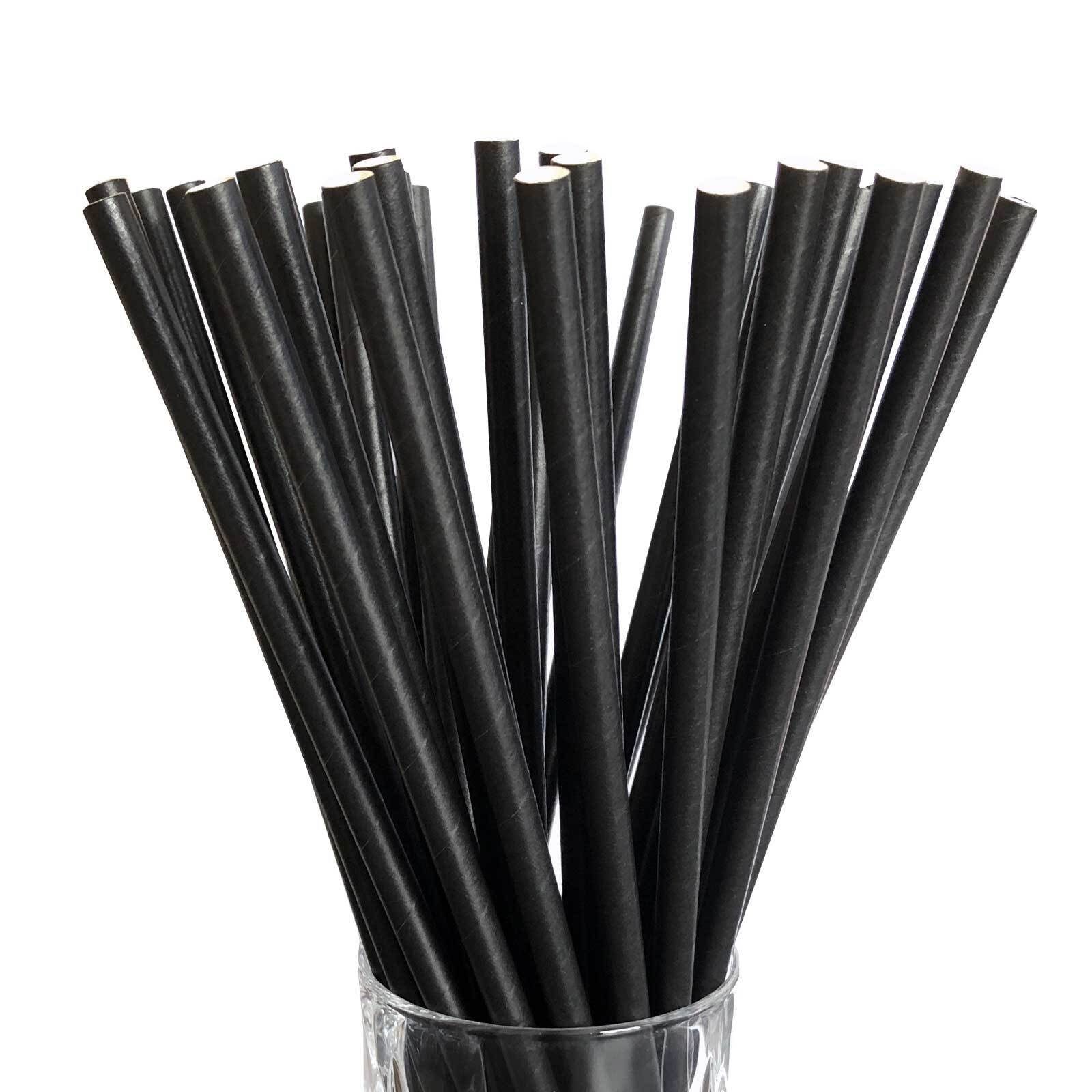 LUXENTU Trinkhalme Jumbo Бумага-Trinkhalme 20 cm 100er Set, (100-tlg)