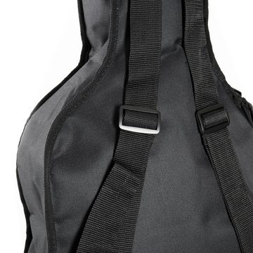 MUSIC STORE Gitarrentasche (Gigbag für Konzertgitarren, 4/4 Größe, Wasserabweisendes Nylon, 5mm Polsterung, Eco+ Classical Guitar Tasche), Gigbag Konzertgitarre, 4/4 Größe, Wasserabweisendes Nylon, Eco+ Class