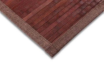 Teppich Bambus, Andiamo, rechteckig, Höhe: 17 mm, Wendeteppich, Material: 100% Bambus, In- und Outdoor geeignet