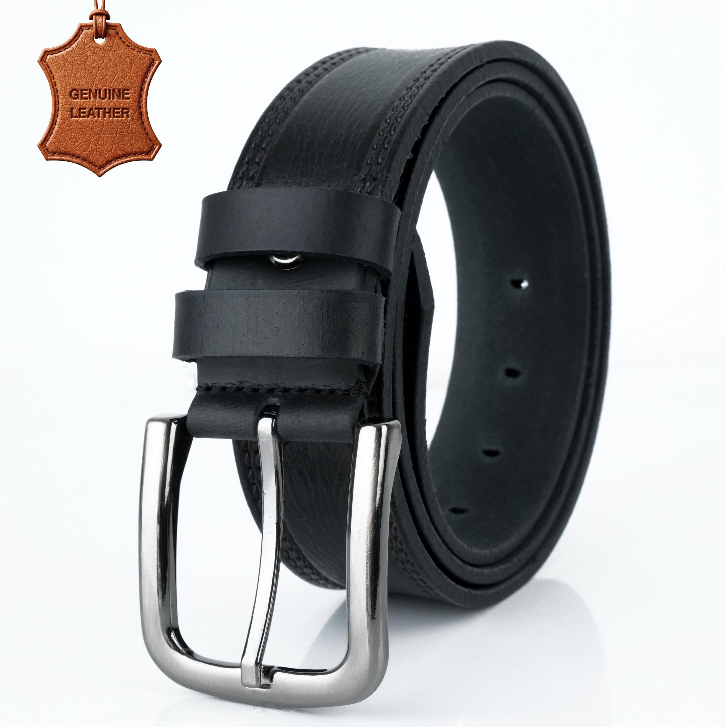 herémood Ledergürtel Gürtel Herren 4cm breit Ledergürtel Jeans Premium Gesc günstig online kaufen
