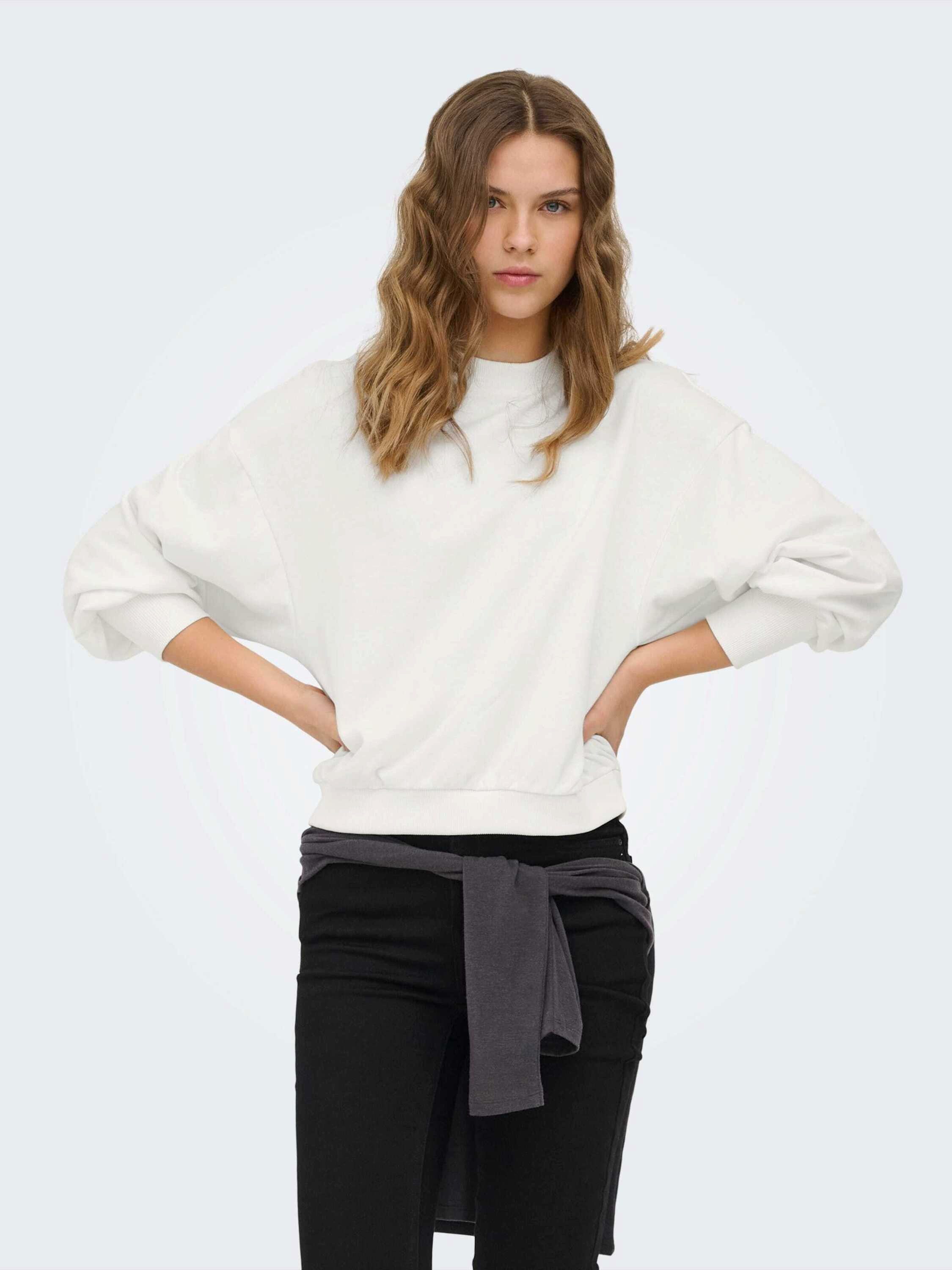 ONLY Sweatshirt ONLBrooke (2-tlg) Drapiert/gerafft