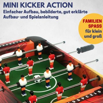 Best Sporting Mini-Tischkicker Mini Tischkicker Kinder Goal in 53 x 31 cm, mit 12 Spielern und 2 Bällen I Mini Football Game