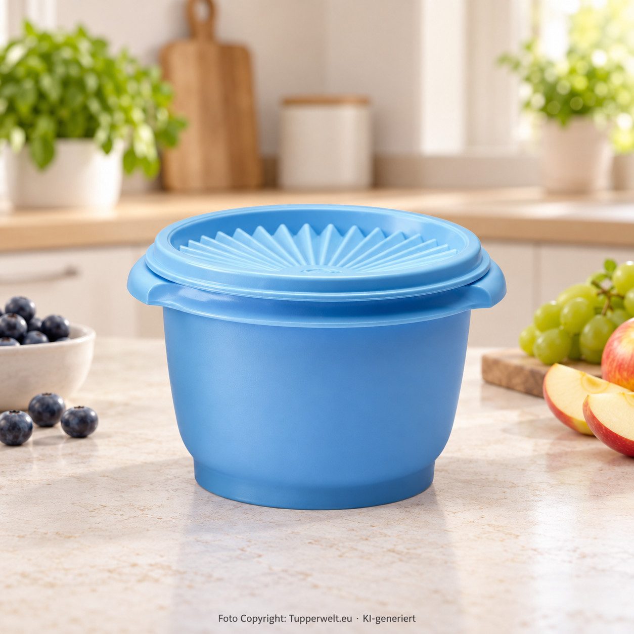 TUPPERWARE Vorratsdose Tupperware Sonnenschüssel smal 600ml - Helllbau