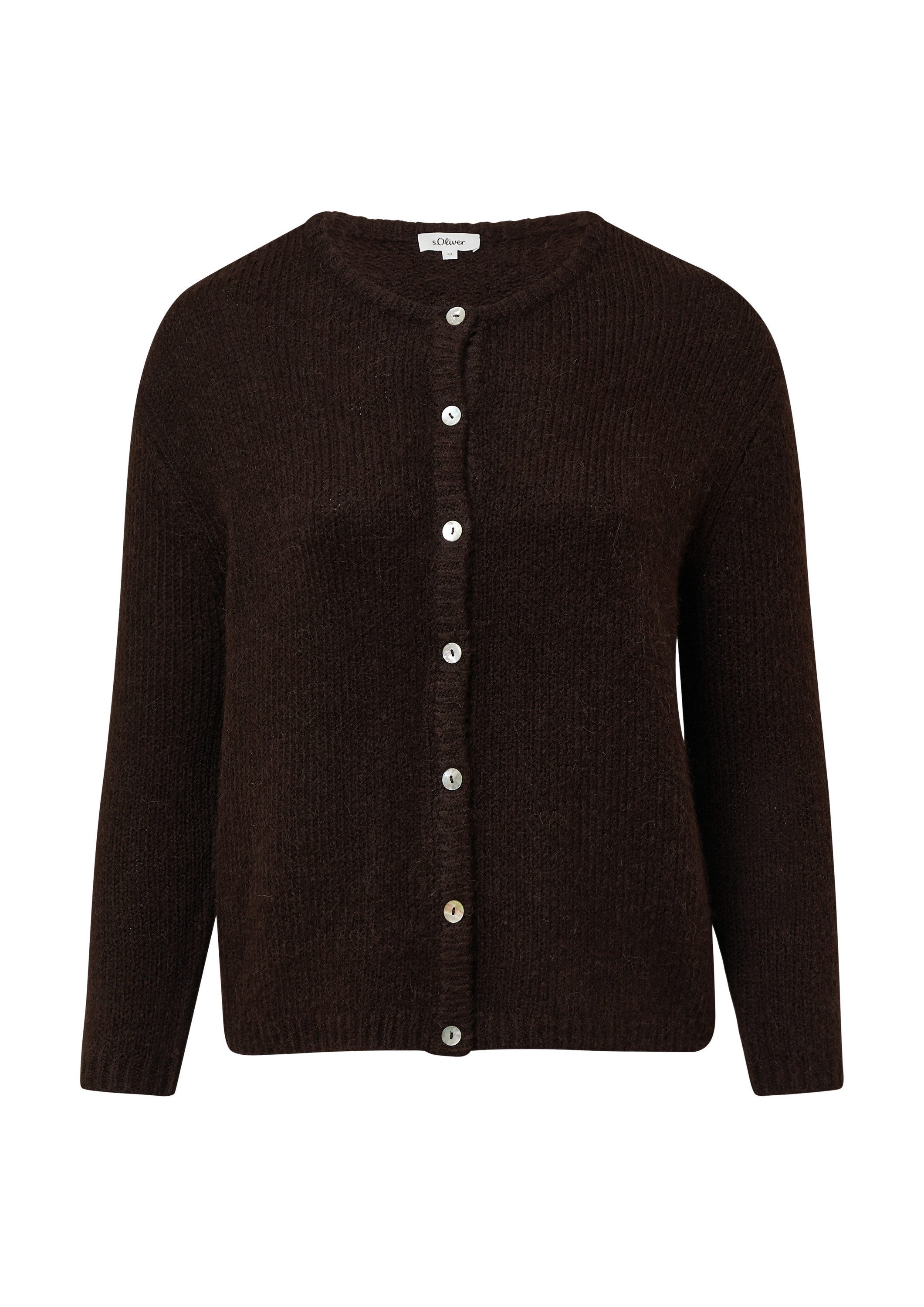 s.Oliver Cardigan Strickjacke Cardigan aus Alpakamix günstig online kaufen