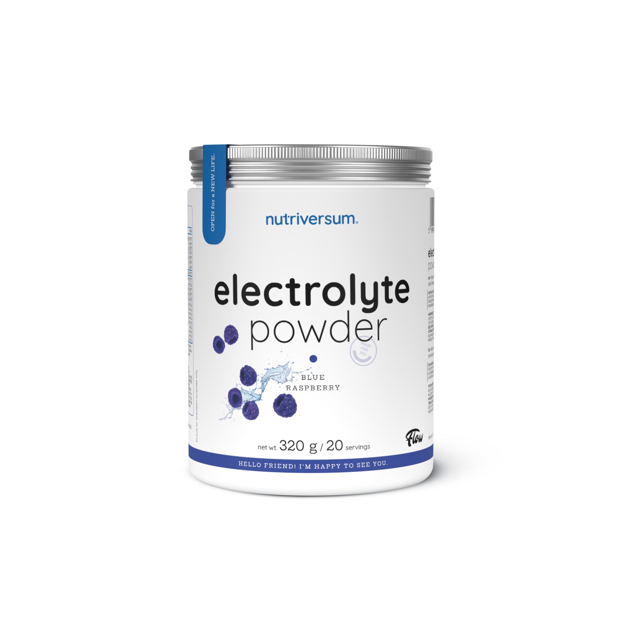 nutriversum Nutriversum Electrolyte Pulver 320gr Blaue Himbeere Flow Pulver, 320 g