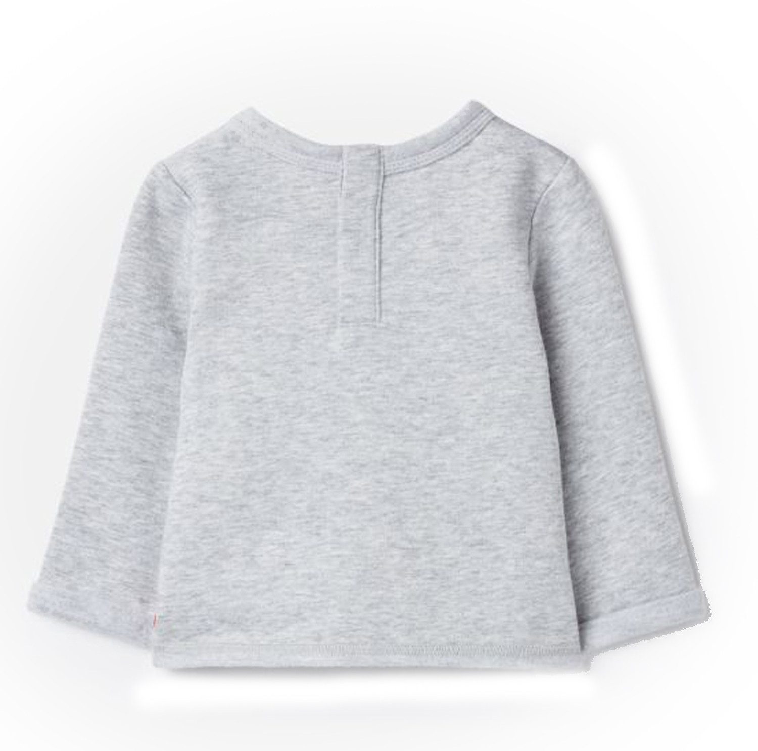 Tom Joule Sweatshirt Tom Joule Baby Sweatshirt mit Pinguin Applikation greymelange