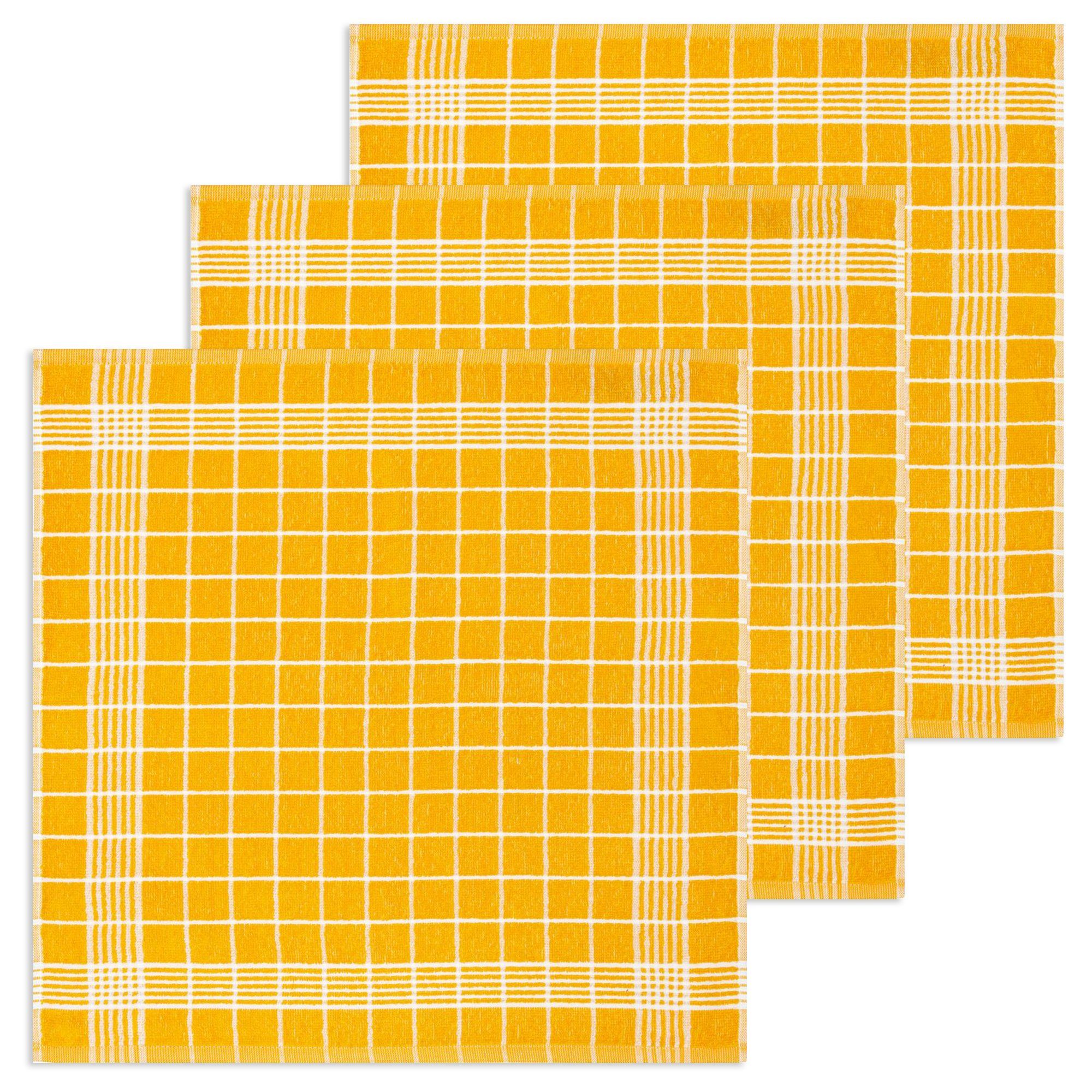 Kracht Geschirrtuch Trockenperle, (Set, 3-tlg., 3-teilig), 3er Pack Frottee  Küchenhandtücher (3 Stück) ca.50x50cm 100% Baumwolle