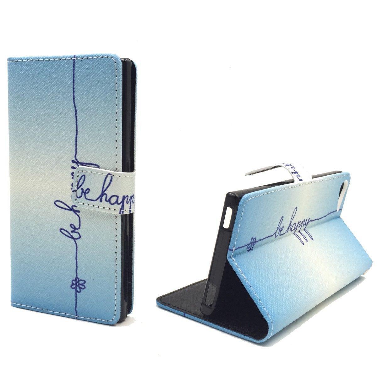 König Design Handyhülle Wiko Highway Star, Wiko Highway Star Handyhülle Bookcover Blau