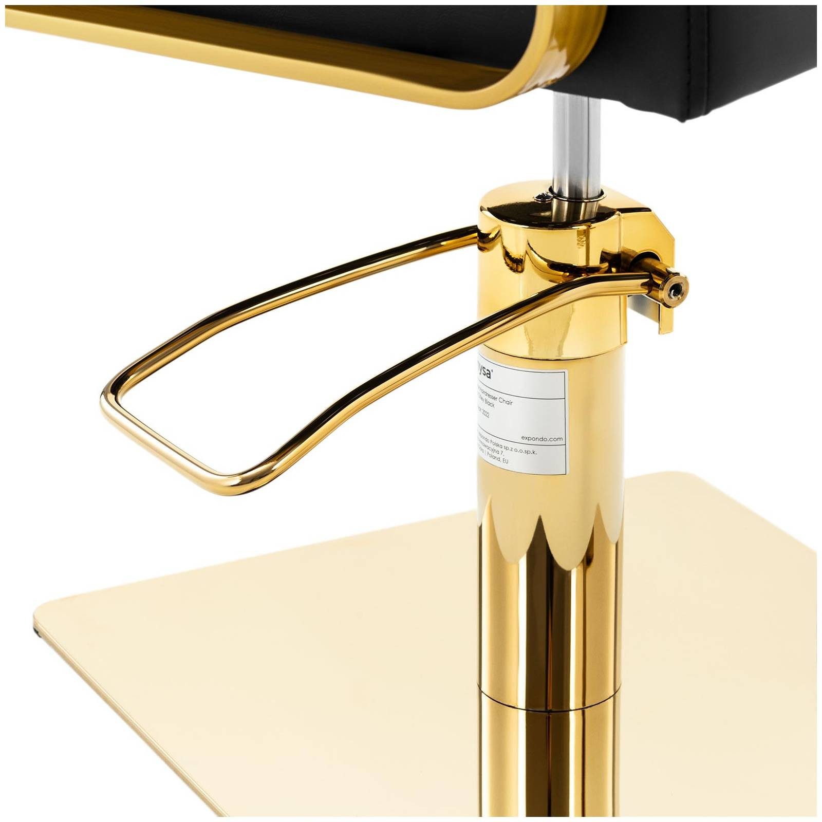 Physa Armlehnstuhl Friseurstuhl mit Fußstütze Barber-Stuhl 200 kg Otley Bla günstig online kaufen