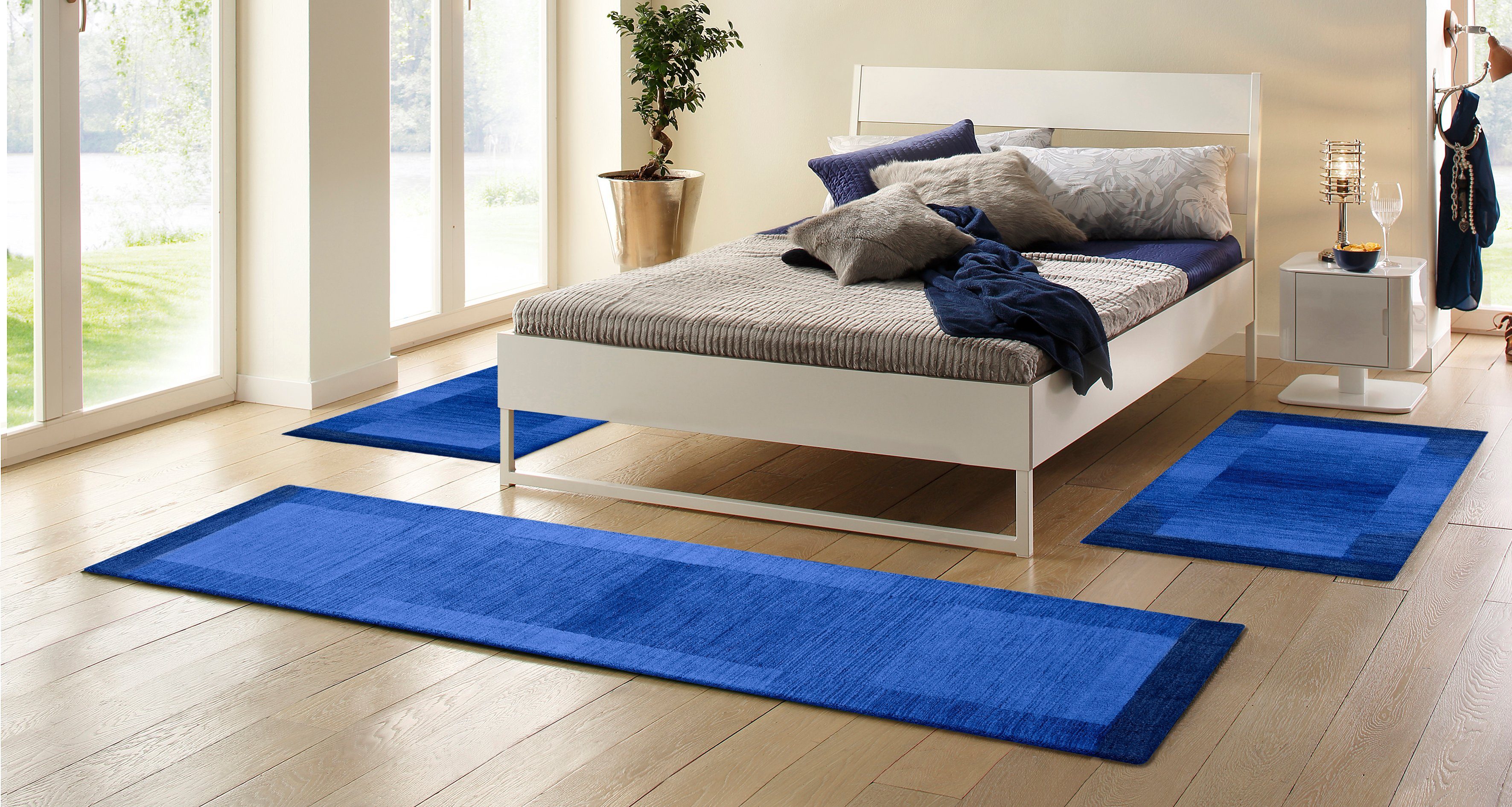 THEKO Bettumrandung Gabbeh Super, Handweb, Teppich, Bordüre, reine Wolle, H günstig online kaufen