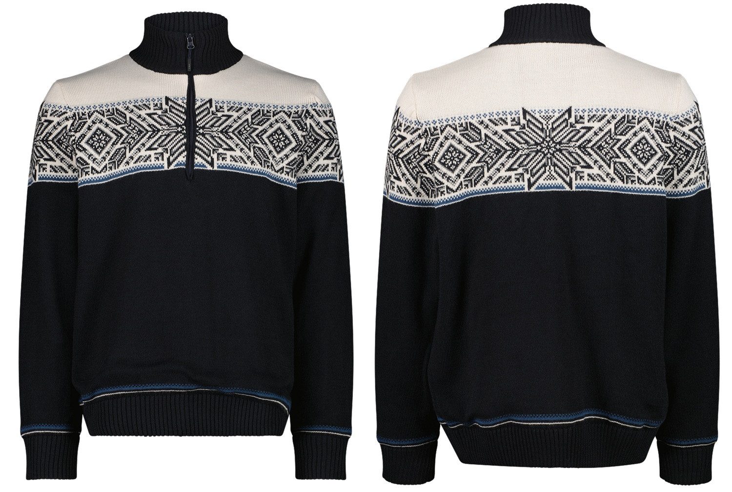 CMP Norwegerpullover CMP Herren Pullover Sweat Knitted WP mit Wind Protect Membrane