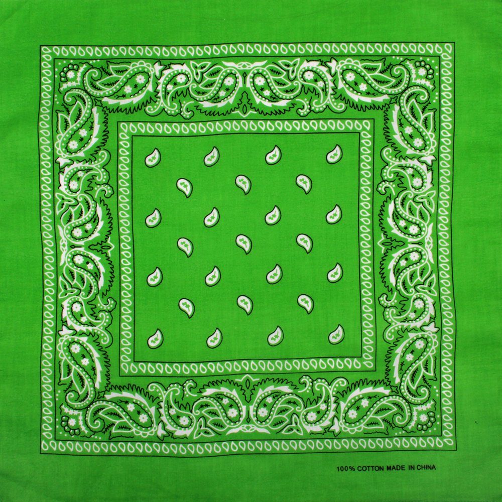 Goodman Design Bandana Bandana Kopftuch Halstuch Design: Paisley, 100% Baumwolle