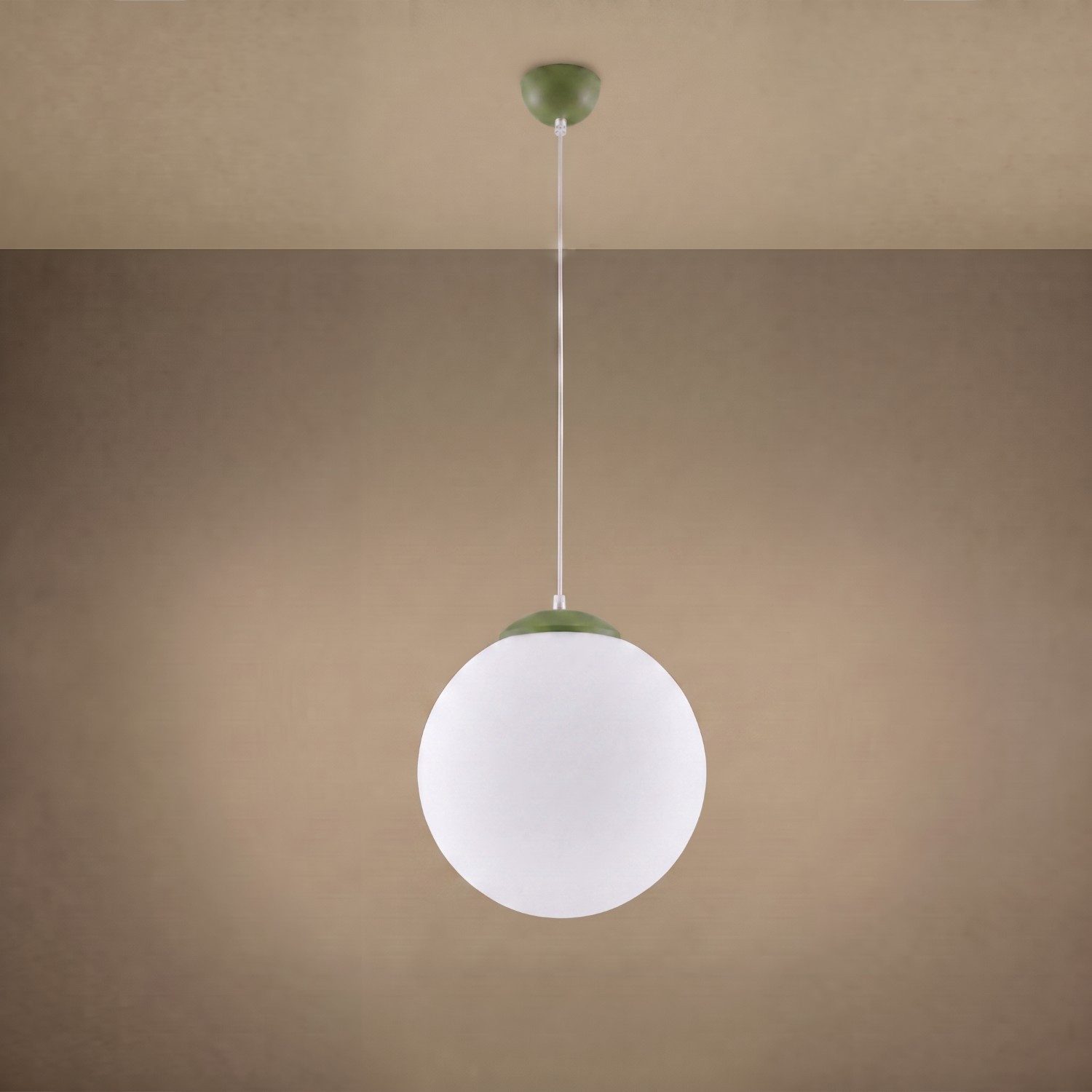 SOLLUX lighting Hängeleuchte Pendelleuchte UGO 20 olivgrün, Nicht enthalten