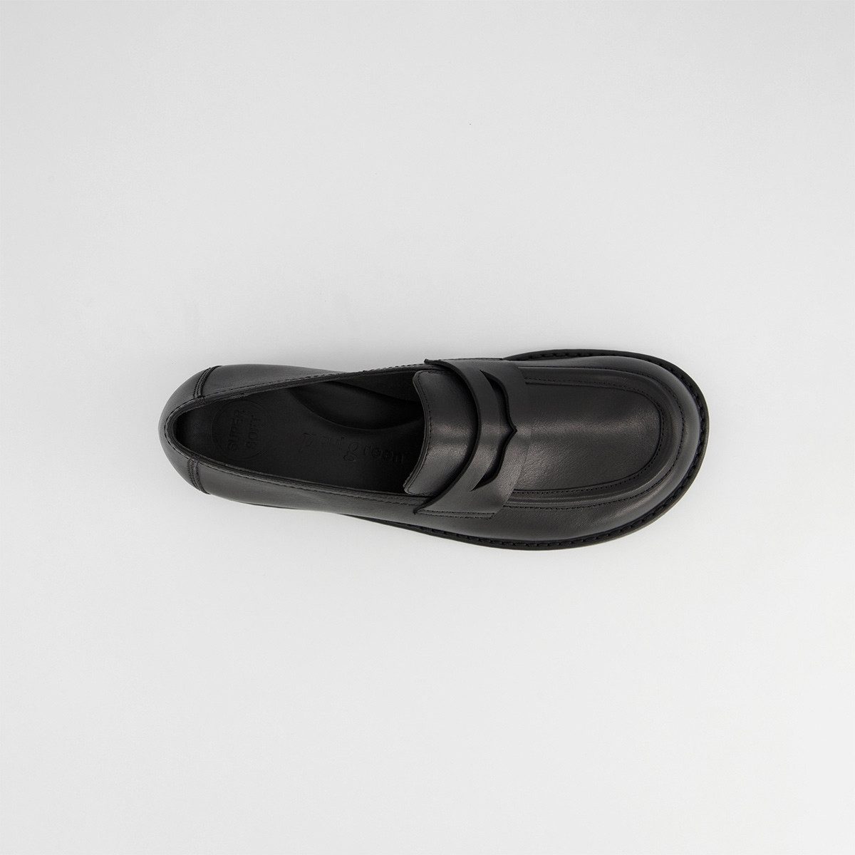 Paul Green Paul Green 1239-004, Slipper & Mokassin, Schwarz, Damen Slipper