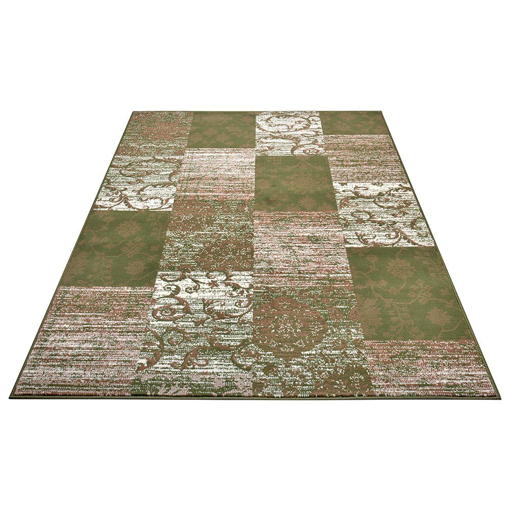 HANSE Home Designteppich Teppich Bloques Grün günstig online kaufen