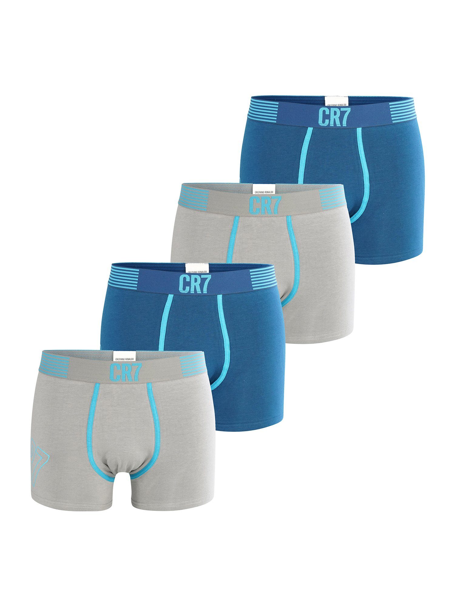 CR7 Retro Pants FASHION 4-Pack grau/blau
