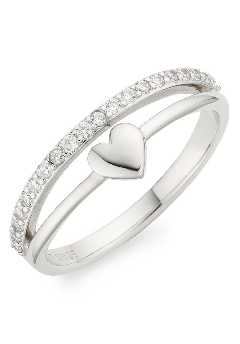 Fingerring Schmuck Geschenk Silber 925 Damenring Memoire