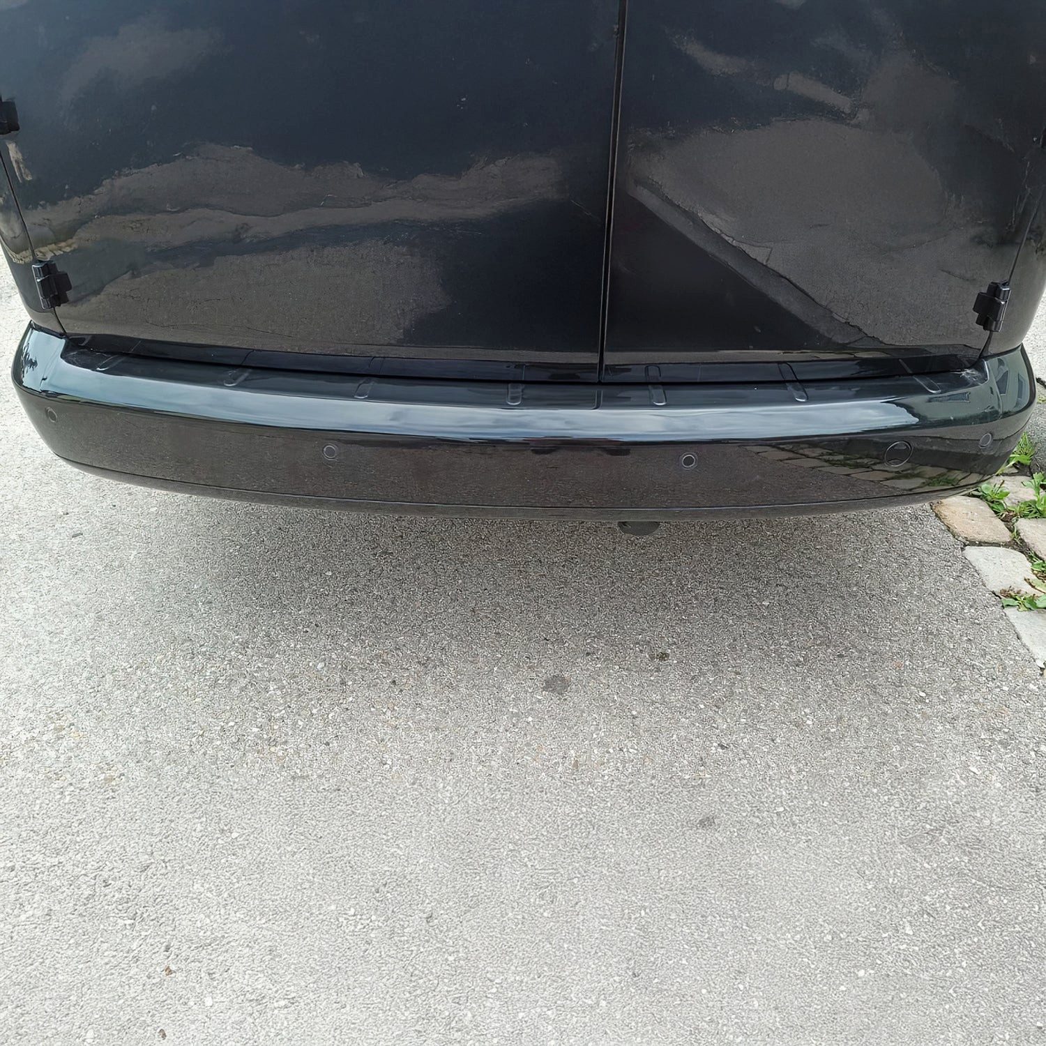 OMAC Ladekantenschutz für VW Caddy 2003-2015 Acryl Schwarz, Zubehör für VW Caddy 2003-2015, Langlebig,Einfache Reinigung,Einfache Installation,Rostbeständig