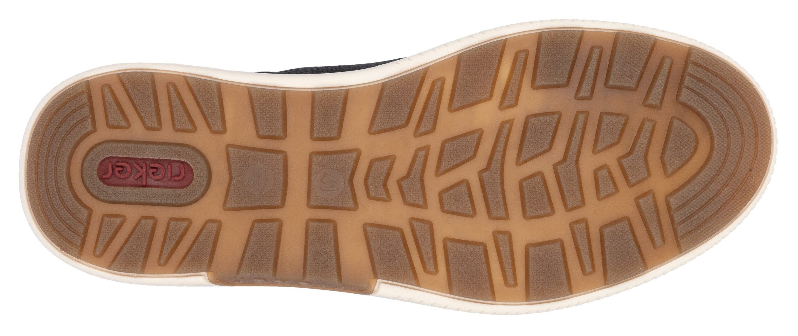 Rieker Slip-On Sneaker Freizeitschuh, Halbschuh, Slipper mit MemoCup-Ausstattung