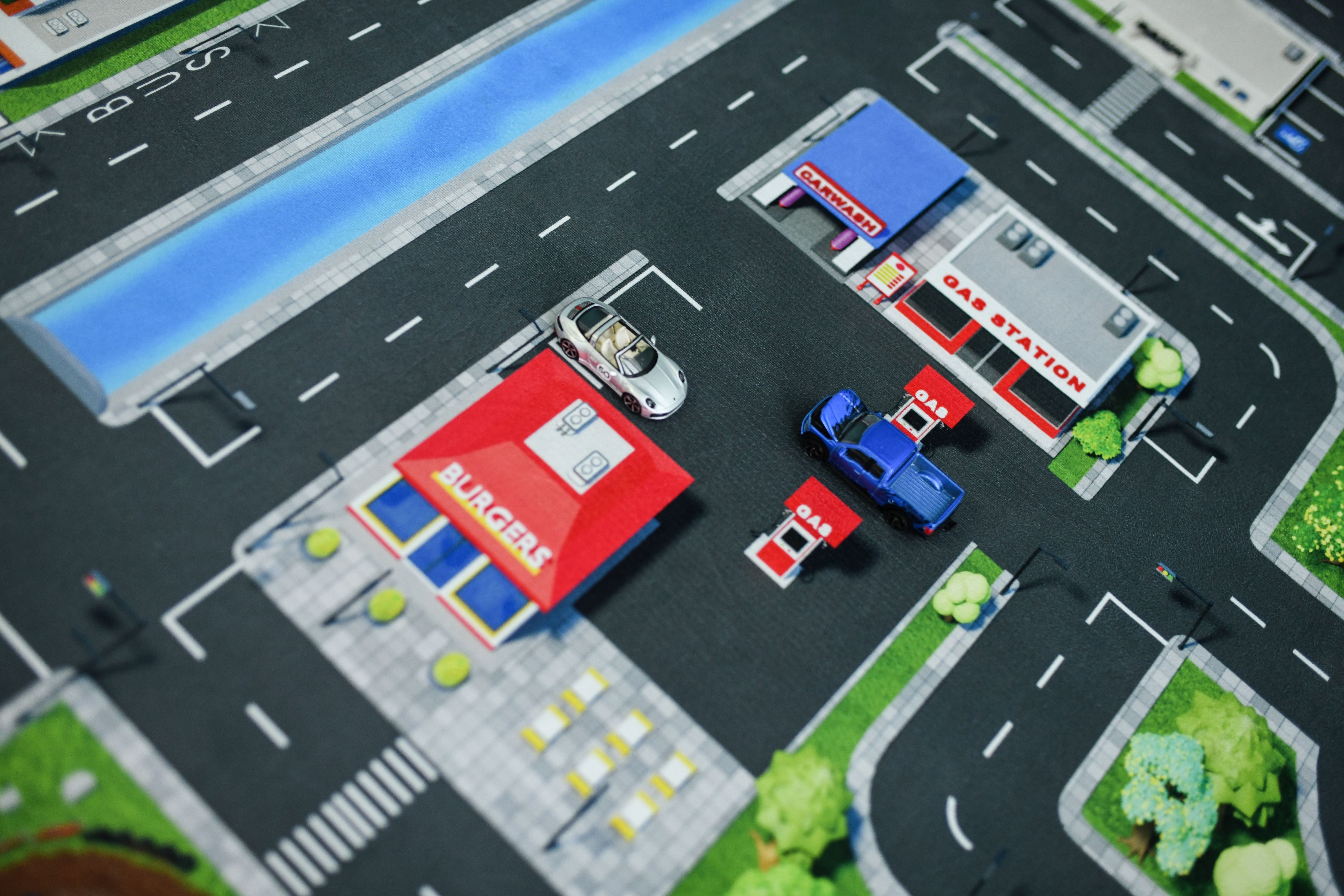 SkippiDoo Kinderteppich Straßenteppich Spielteppich Kinderzimmer Teppich günstig online kaufen