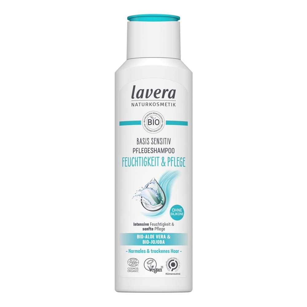 lavera Haarshampoo Basis Sensitiv - Feuchtigkeit & Pflege Shampoo 250ml