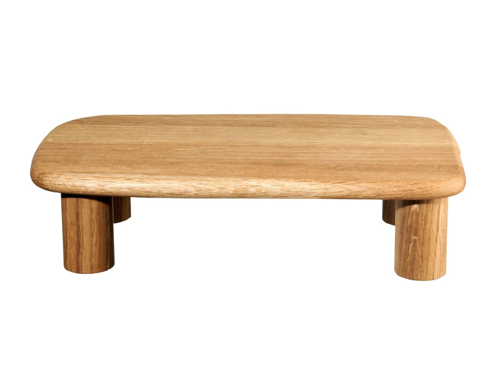 ASA SELECTION Tablett wood Tablett auf Fuß Eiche 27,5x16cm, Eiche