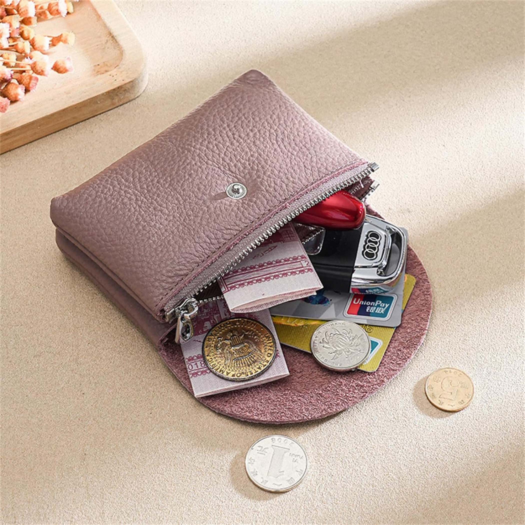 Coonoor Mini Geldbörse Weichem Mini Geldtasche Damen mit Mehreren Fächern günstig online kaufen