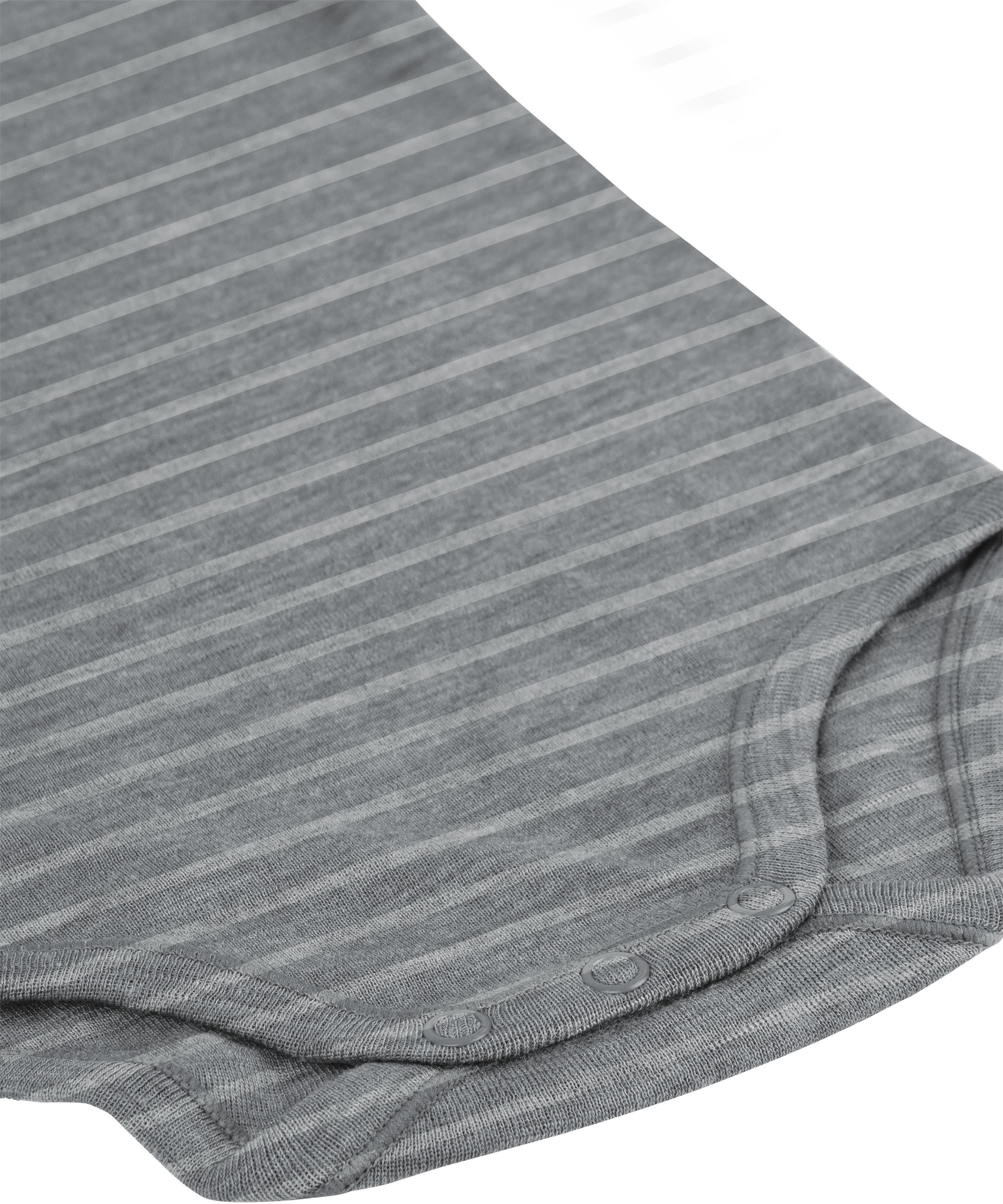 normani Langarmwickelbody Baby Merino Body Langarm Auckland Langarm Body mit Umschlag - Strampler Einteiler aus 100 % Merinowolle