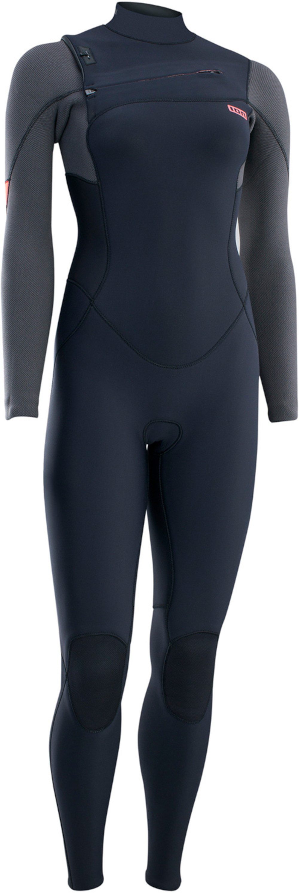 ION Neoprenanzug ION AMAZE AMP 4/3 CHEST ZIP Full Suit 2024 black