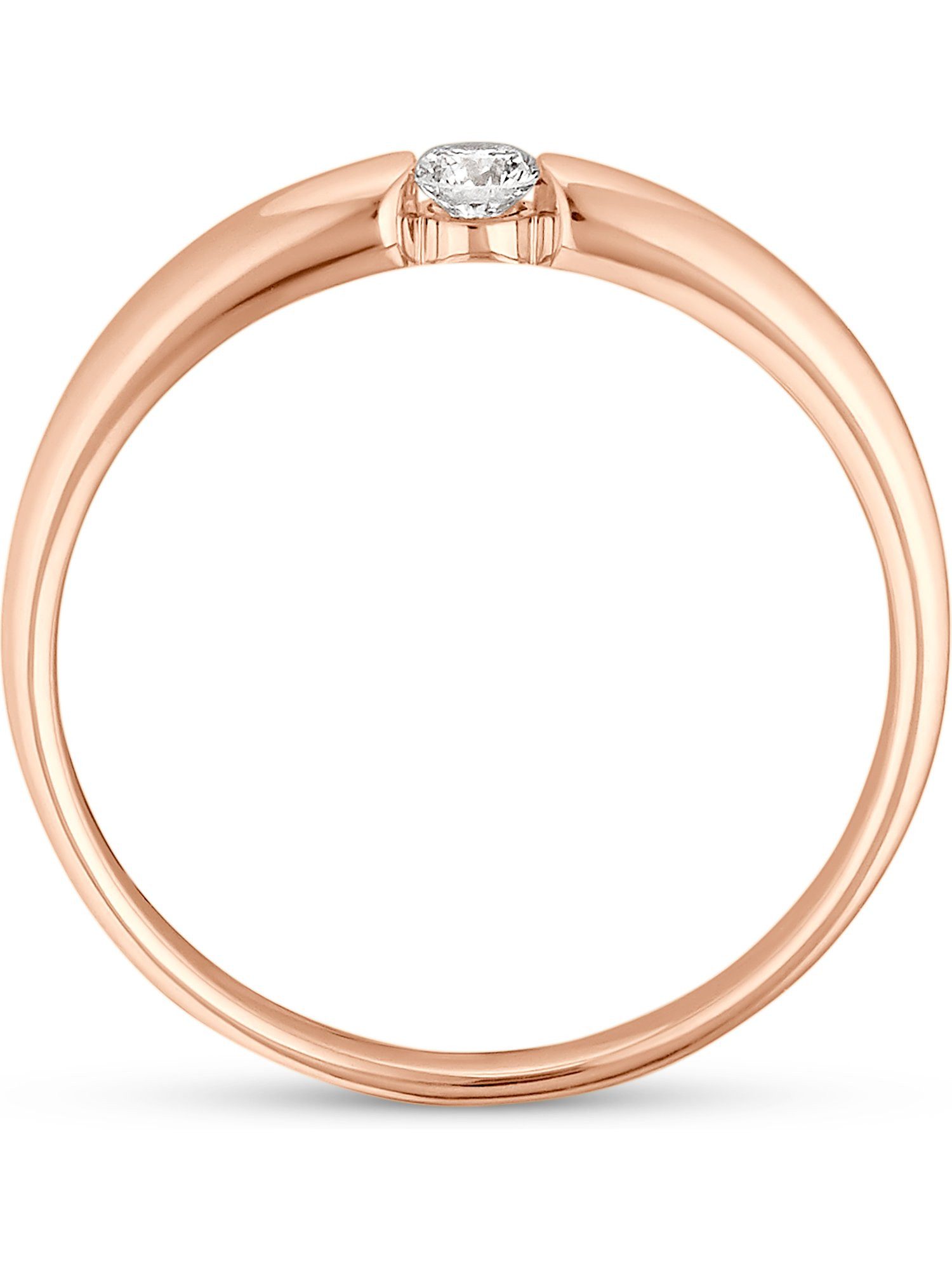 CHRIST Diamantring CHRIST Damen-Damenring 1 Diamant
