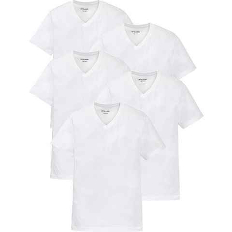 Otto Kern T-Shirt (5er-Pack) Kurzarmshirt aus hochwertiger, reiner Baumwolle
