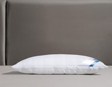 Microfaserkissen Kopfkissen Medibett Cotton Soft, in 40x80 oder 80x80 cm, Beco, Füllung: Faserbällchen, Bezug: Polyester & Baumwolle, Ideal für Allergiker geeignet (Hausstauballergiker)