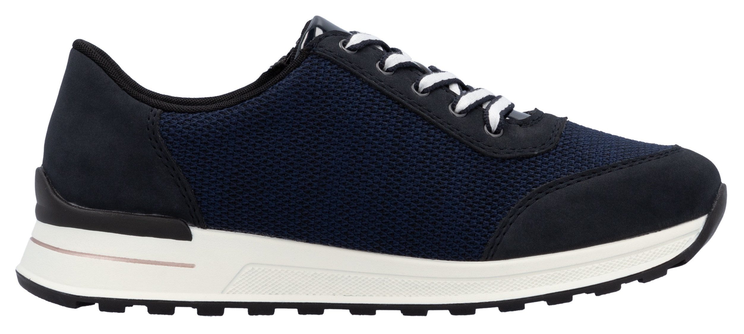 Rieker Sneaker, Freizeitschuh, Halbschuh, Schnürschuh im Materialmix