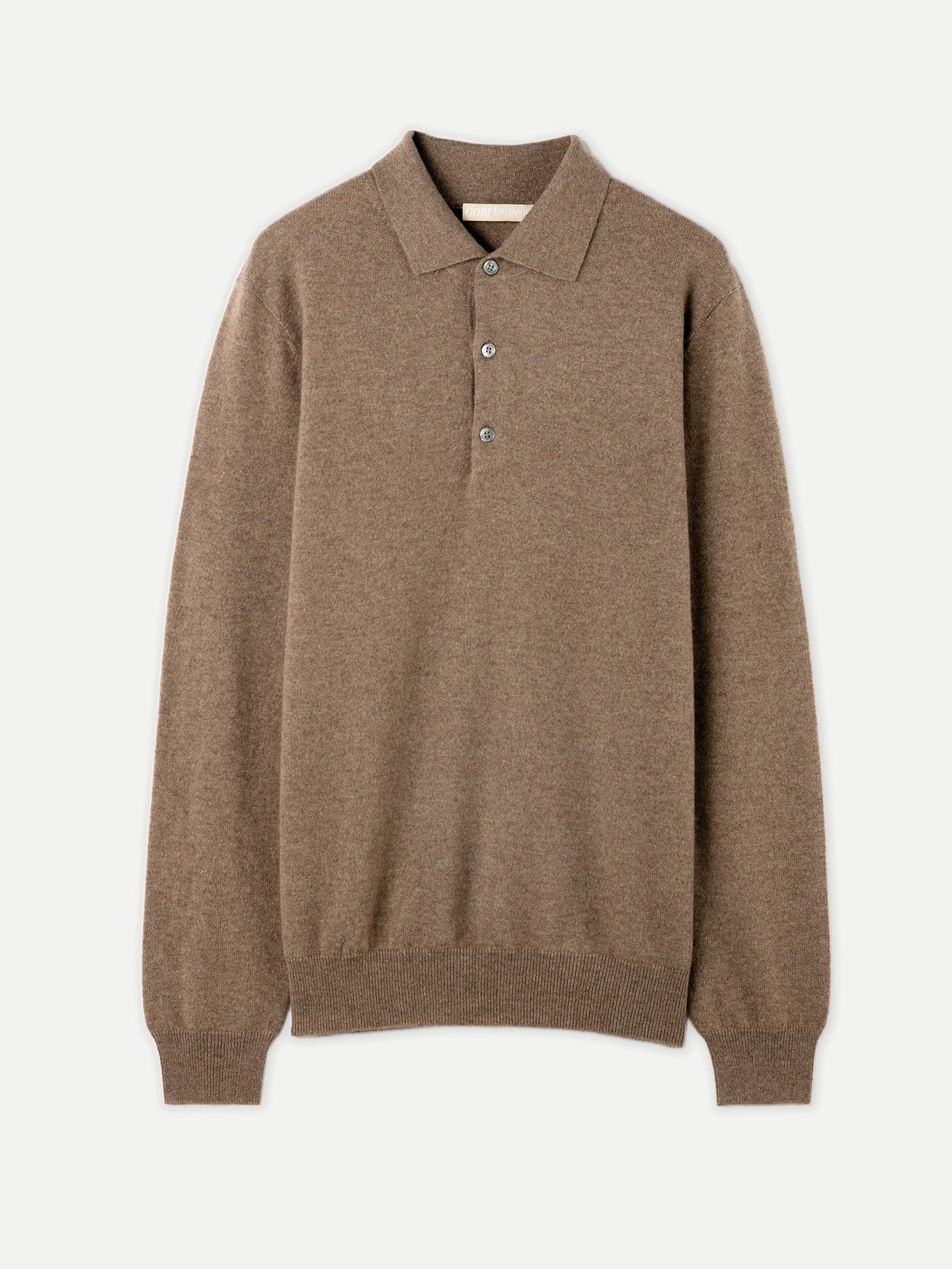 GOBI Cashmere Polokragenpullover Naturfarbe Kaschmirpullover mit günstig online kaufen