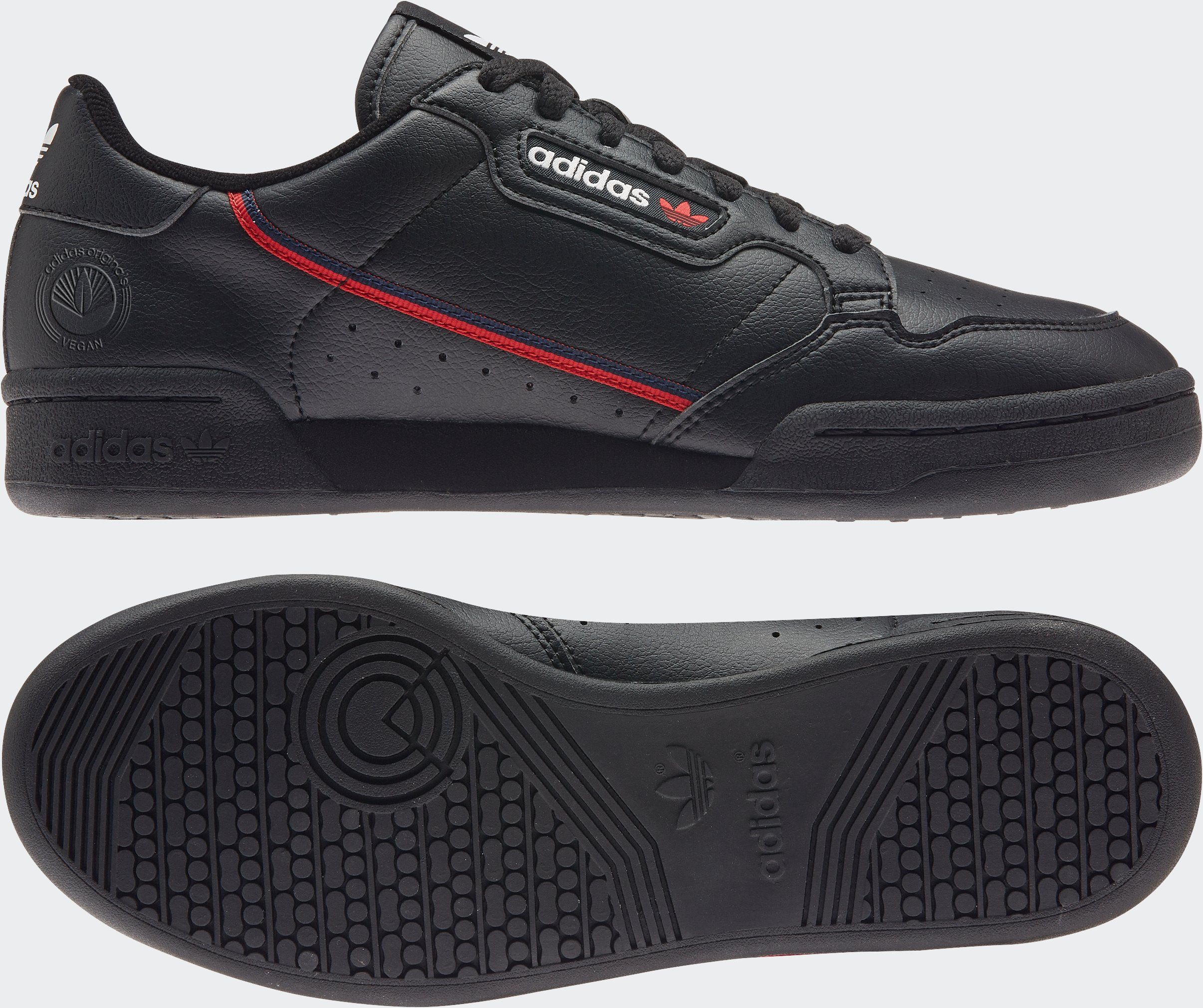 VEGAN Sneaker Originals 80 CBLACK-CONAVY-SCARLE adidas CONTINENTAL