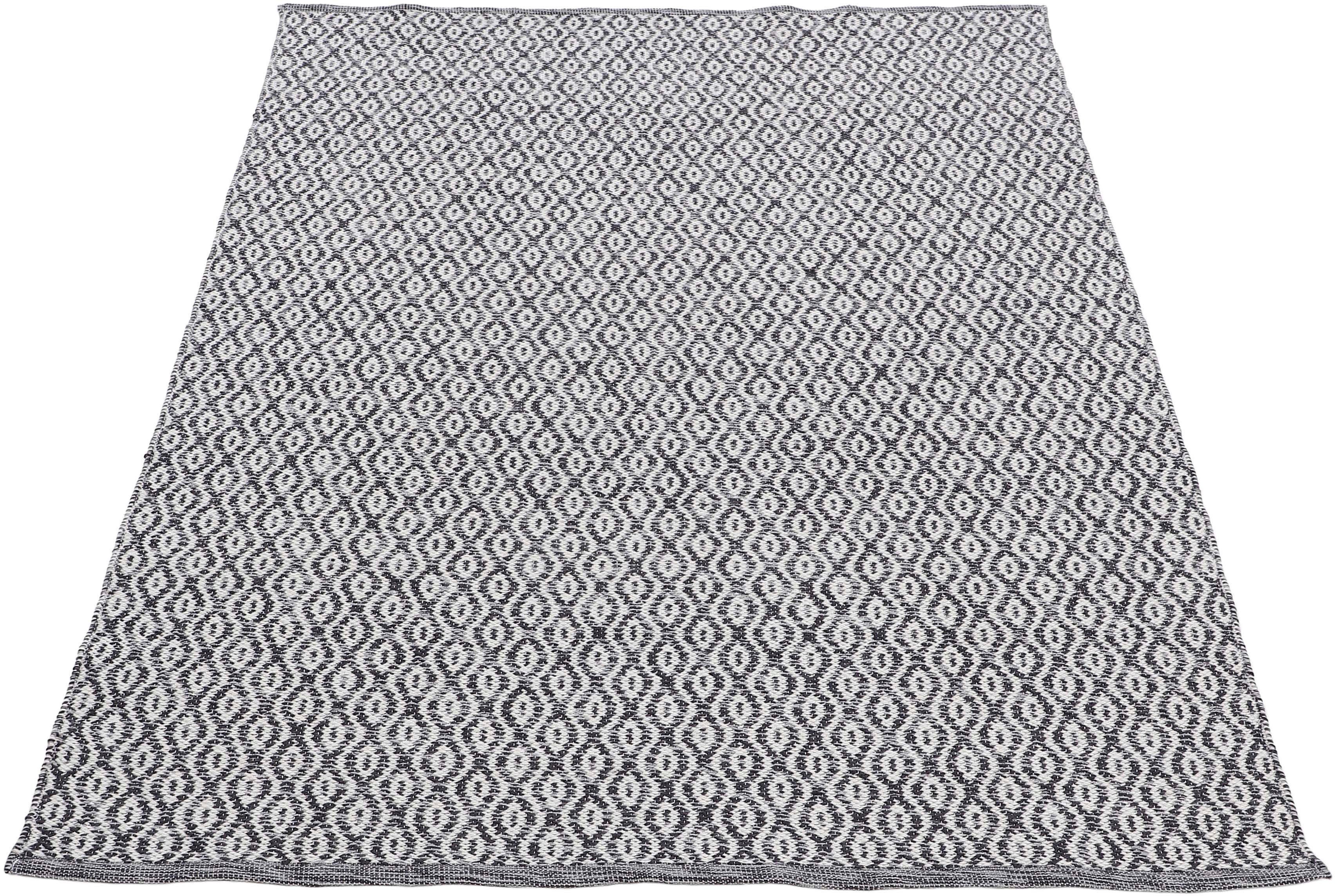 Teppich Frida 202, carpetfine, rechteckig, Sisal Optik 7 Material Höhe: recyceltem mm, 100% Wendeteppich, Flachgewebe, (PET)