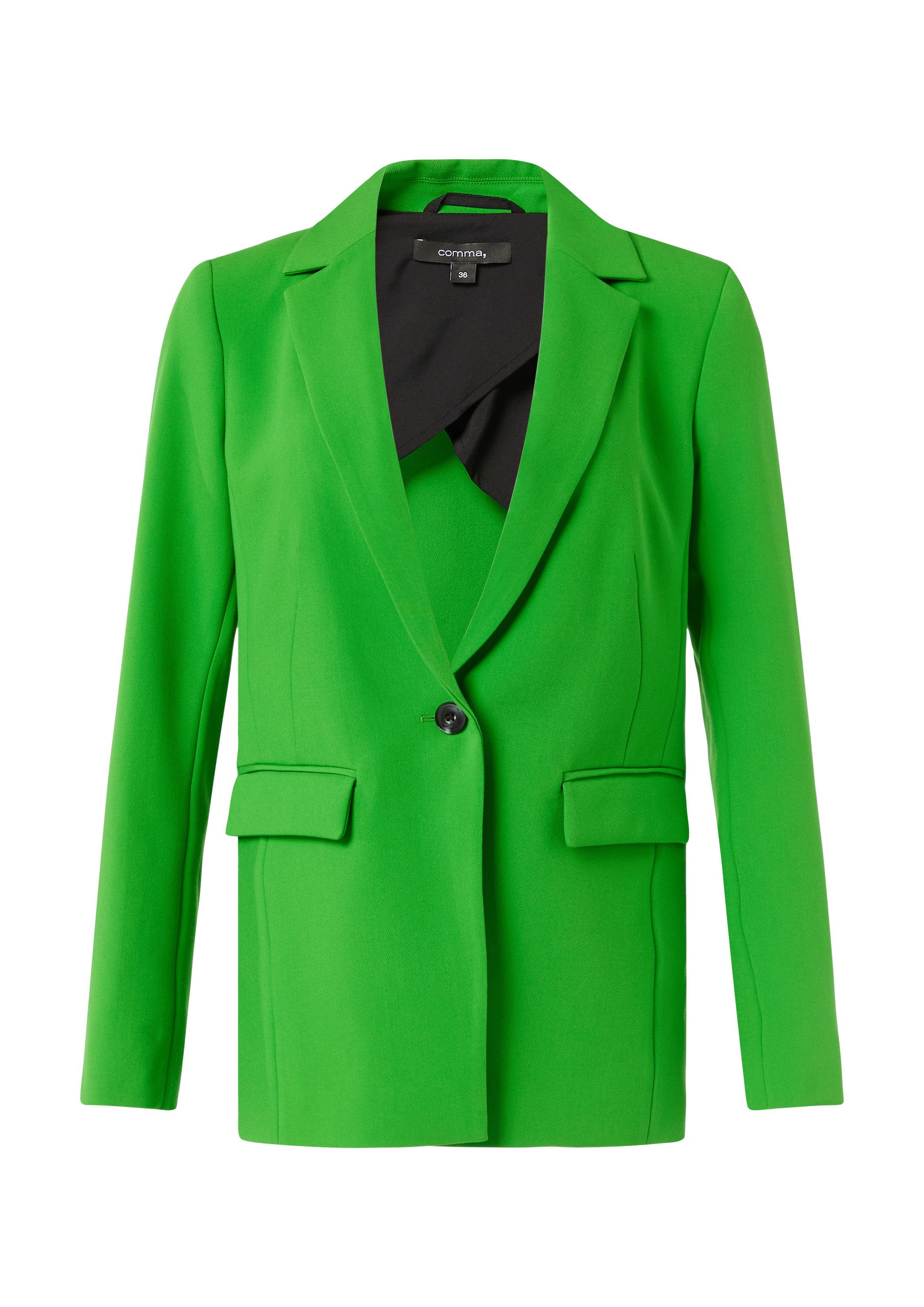 comma Jackenblazer Indoor-Blazer Taillierter Blazer mit Pattentaschen günstig online kaufen