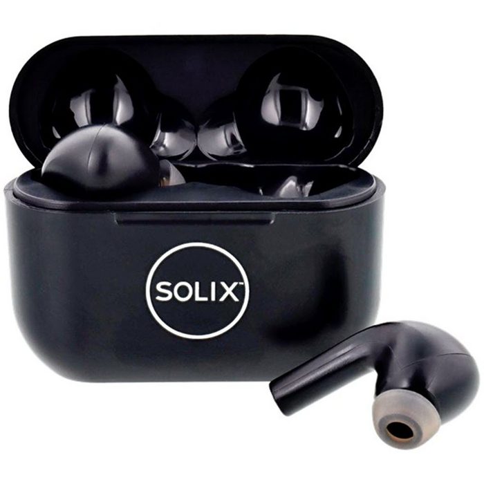 Spectrum Solix Ohrhörer pro drahtlos schwarz Bluetooth Bluetooth-Kopfhörer (ja)