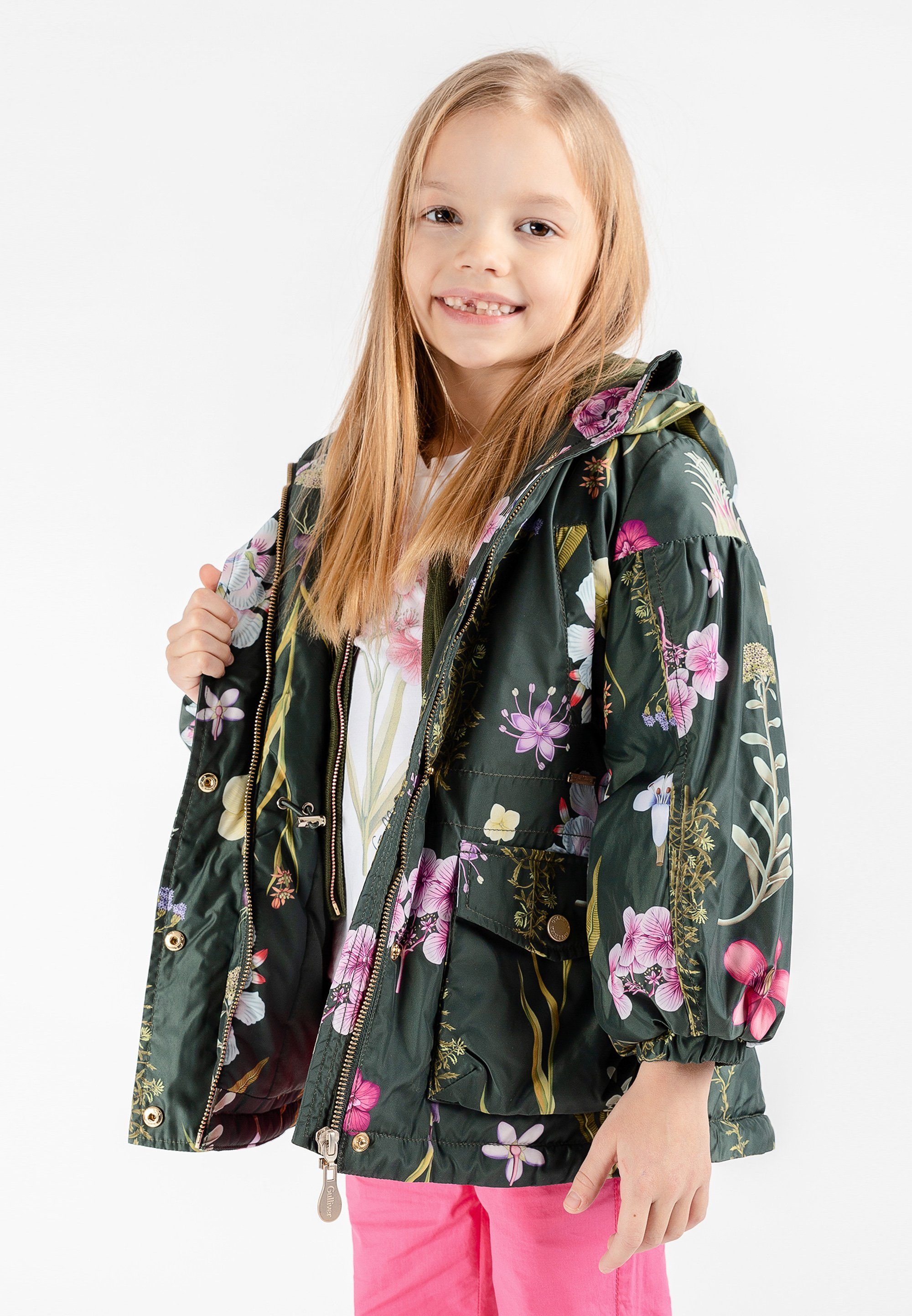 Outdoorjacke Gulliver mit Blumenmuster stylischem