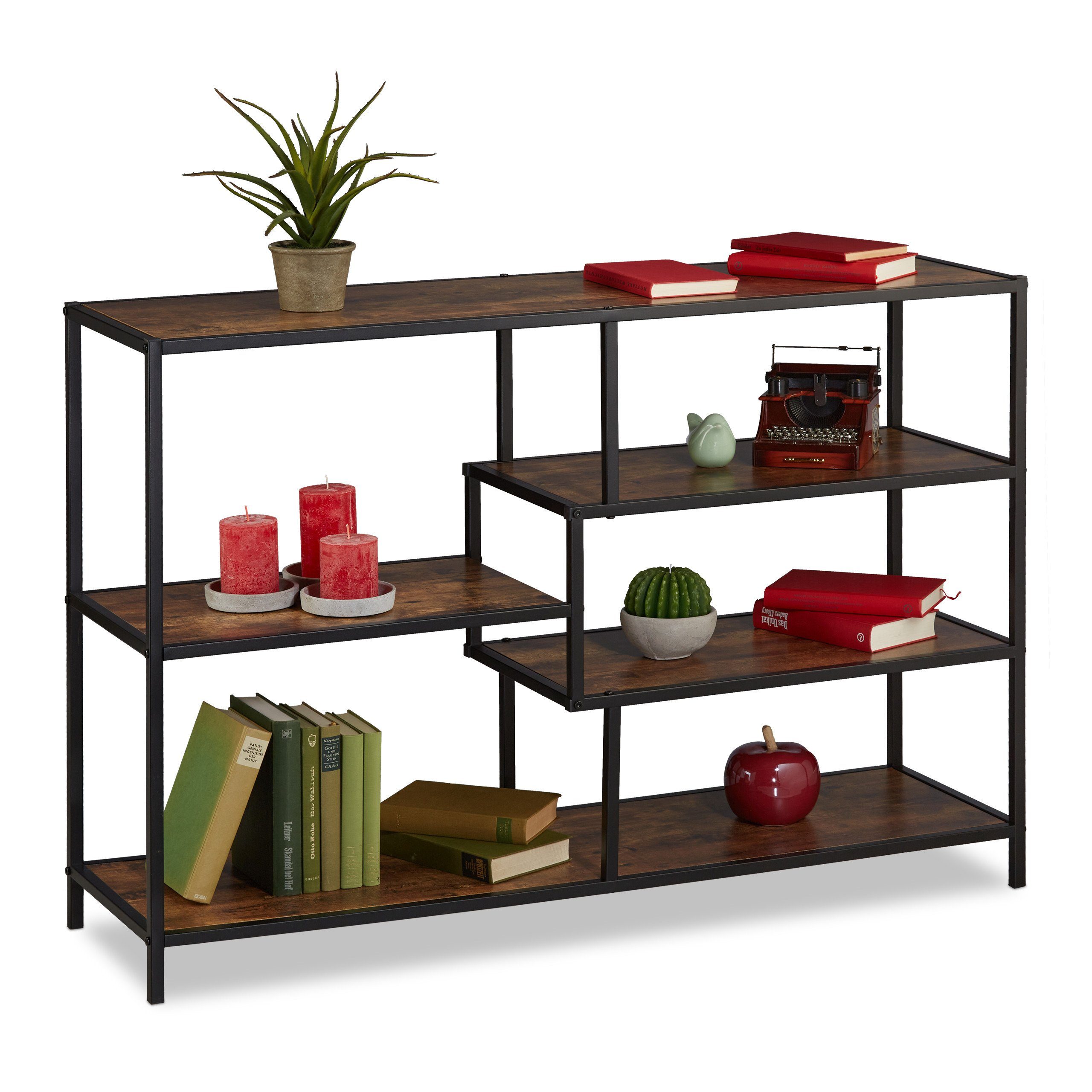 relaxdays Standregal Regal im Industrial Style günstig online kaufen