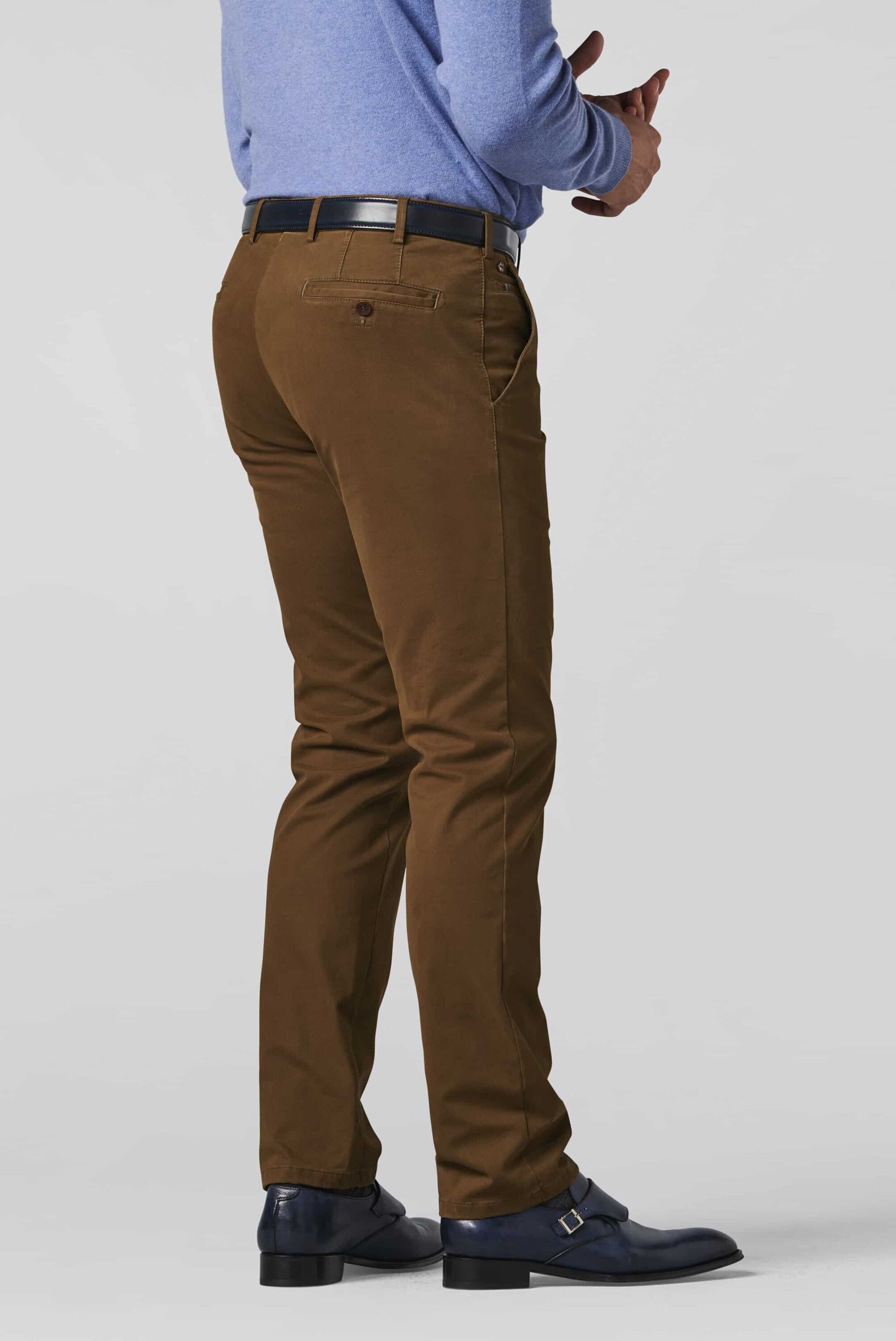 MEYER Chinos Roma mit Stretch-Dehnbund