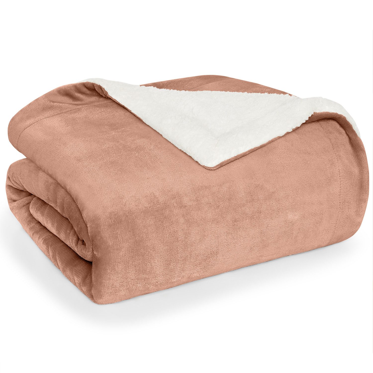 Wohndecke Sherpa-Fleecedecke, Oeko-TEX Zertifiziert, Blumtal, hochwertig, günstig online kaufen