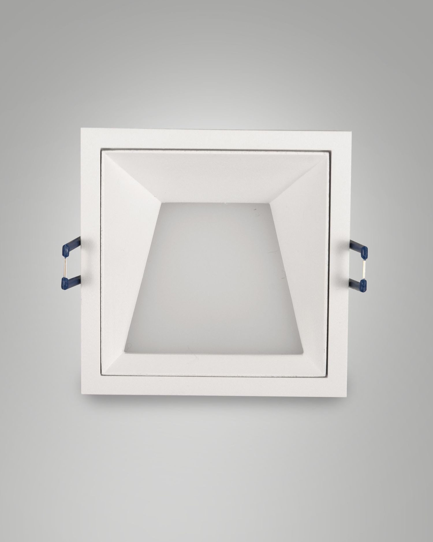 Licht-Erlebnisse Einbauleuchte NONIN, LED fest integriert, Neutralweiß, Aluminium LED dimmbar IP40 Weiß quadratisch 4000 K 950 lm
