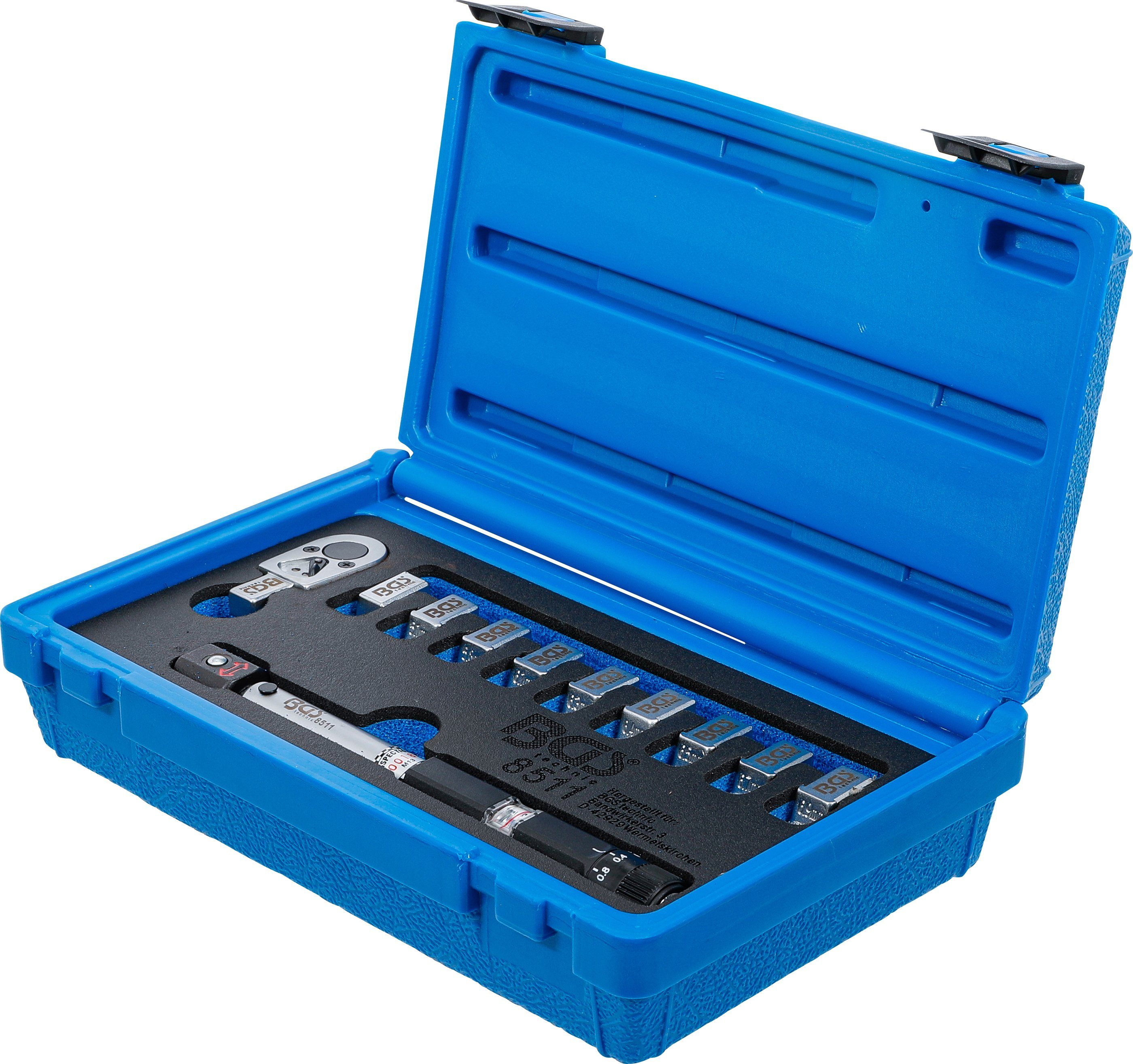 BGS technic Werkzeugset Drehmoment-Speichenschlüssel, austauschbare Köpfe, 3 - 15 Nm, (1-tlg)