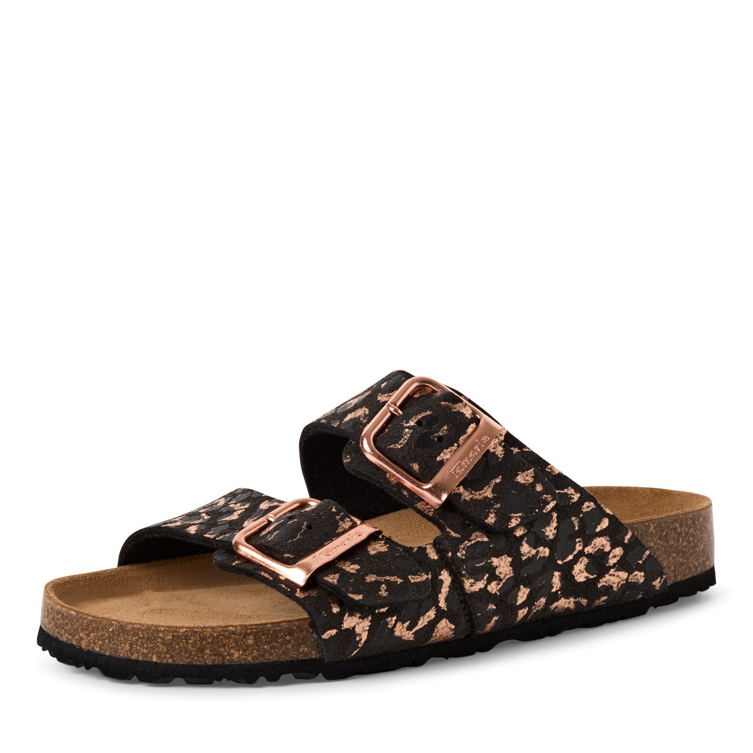 Tamaris TAMARIS Damen Pantolette 1-27503-42-090 BLACK/LEOPARD günstig online kaufen