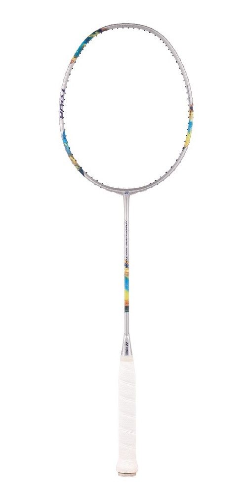 Yonex Badmintonschläger Nanoflare 700 Tour (leicht grifflastig, mittel) silber - unbesaitet, Gewichtsklasse: 4U/G5
