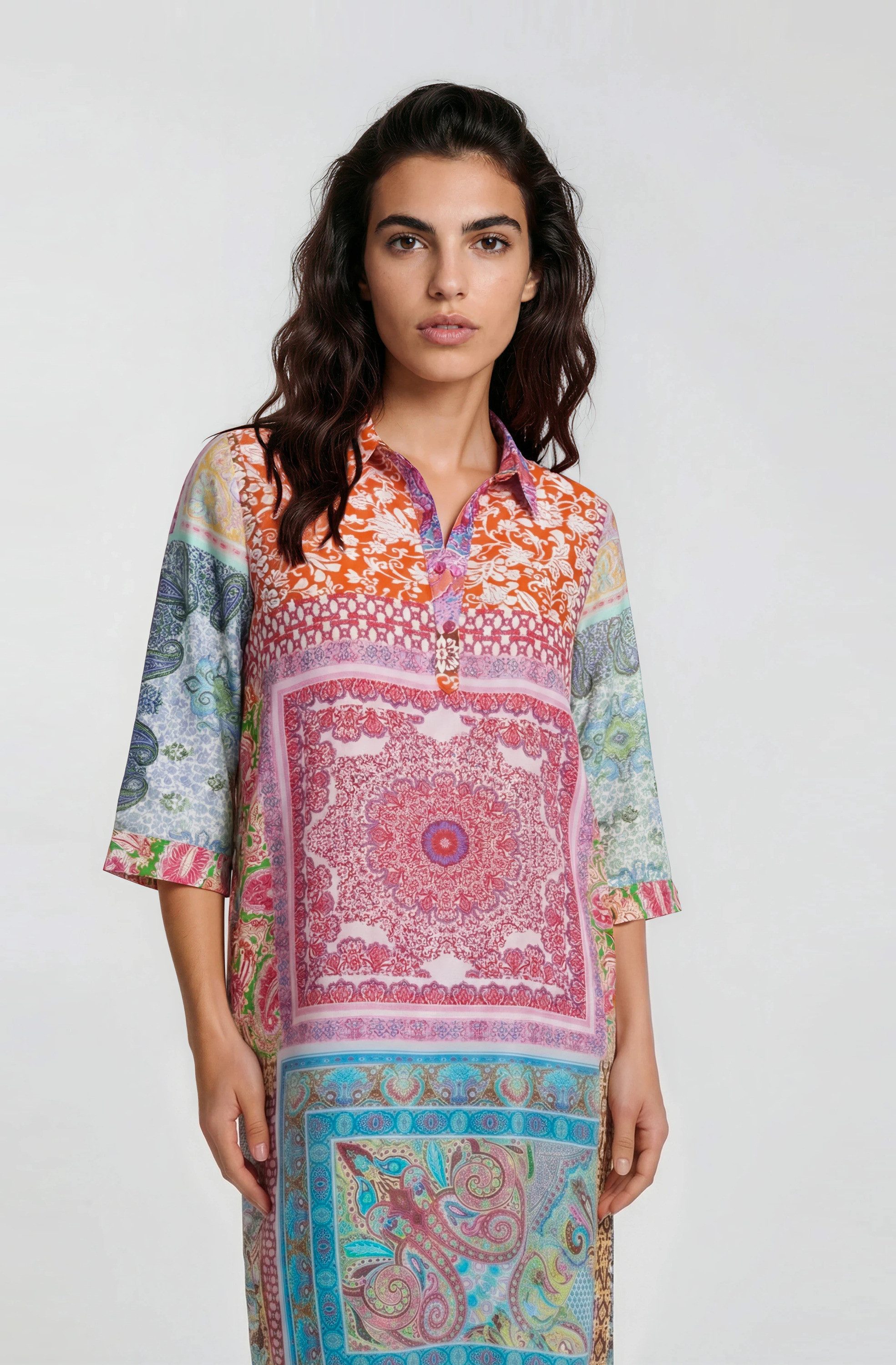 Milano Italy Sommerkleid aus pflegeleichter Viskose