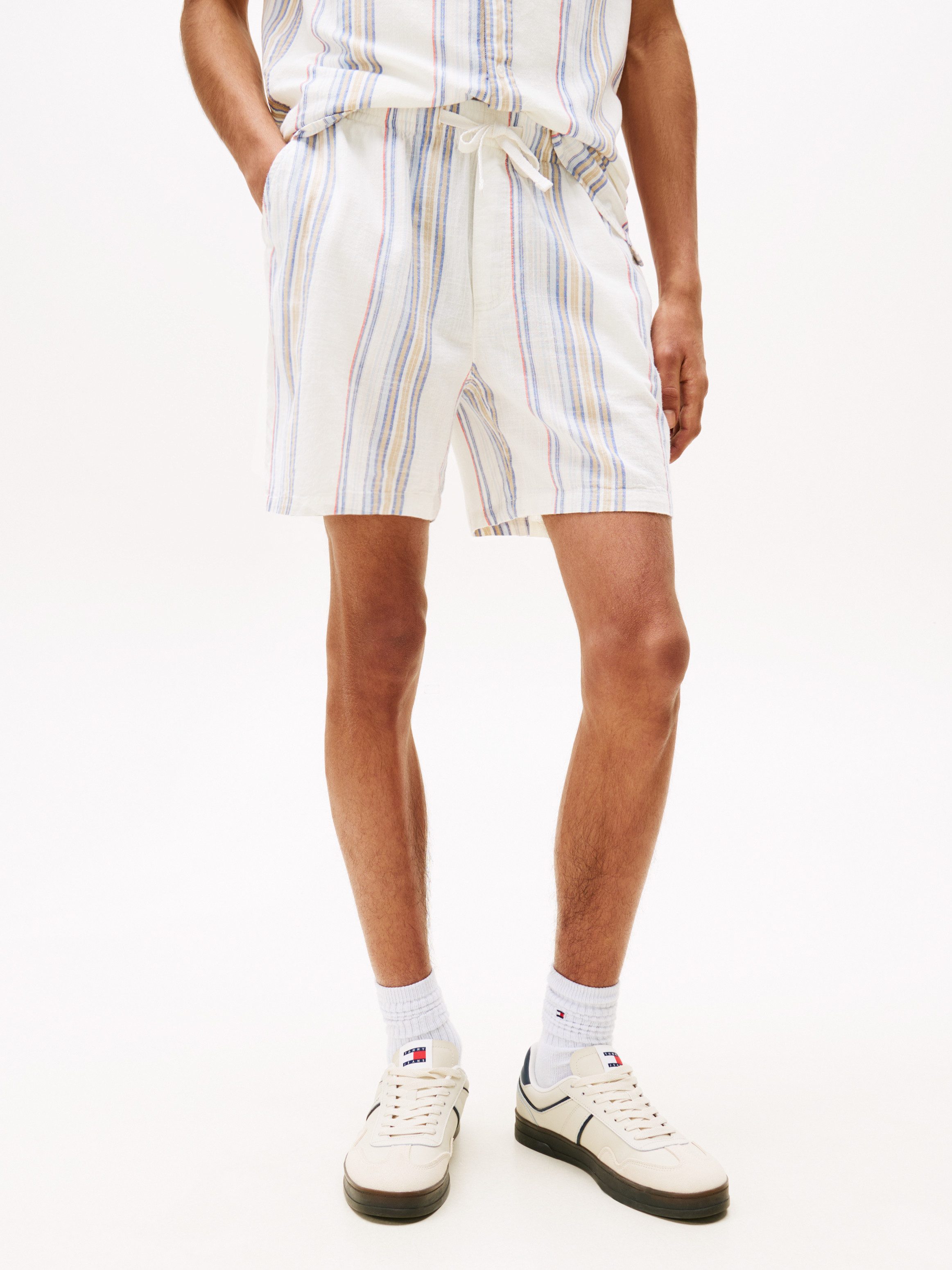 Tommy Jeans Shorts TJM SLUB STR BEACH SHORT EXT modisch gestreift günstig online kaufen